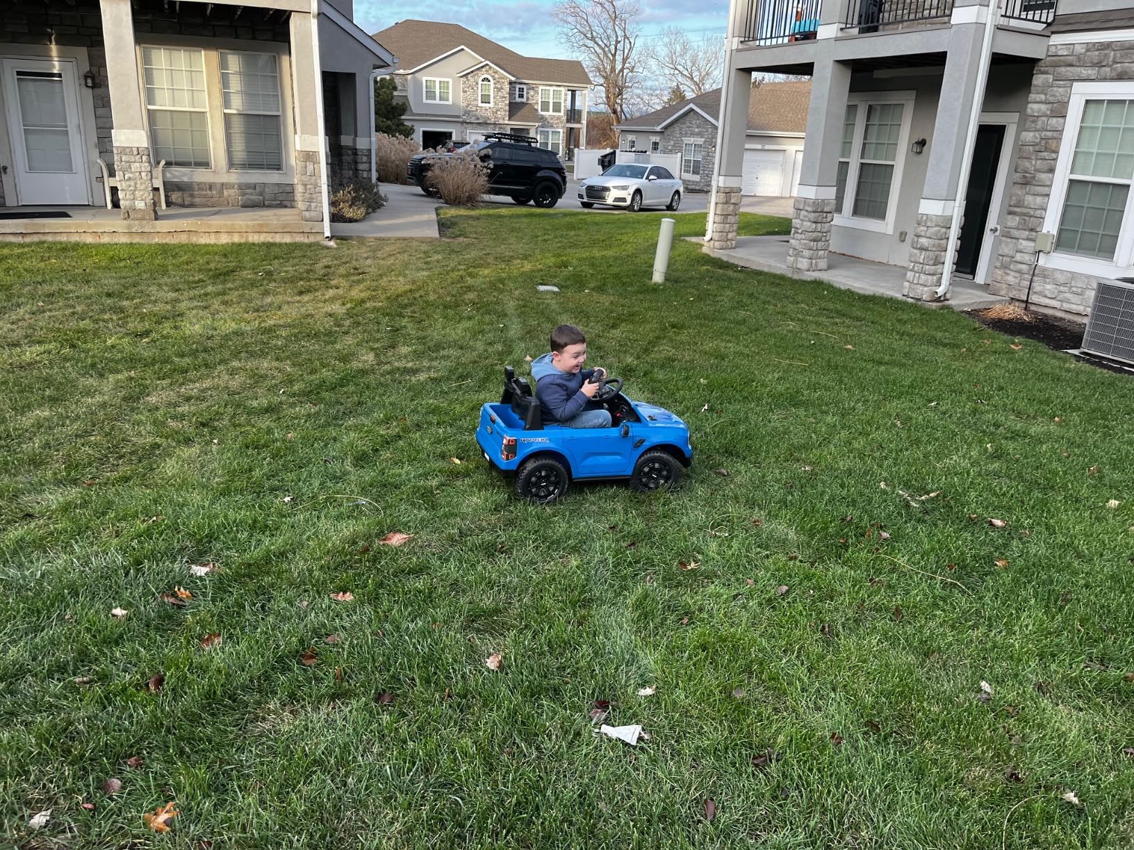 24V Ride on Car for Big Kids, Licensed Ford F-150 Raptor 2 Seater Ride on Toy with Remote Control, Ride on Track w/4-Wheeler Suspension, LED Lights, Bluetooth, Music, Soft Start (24V, Red) - Customer Photo 2