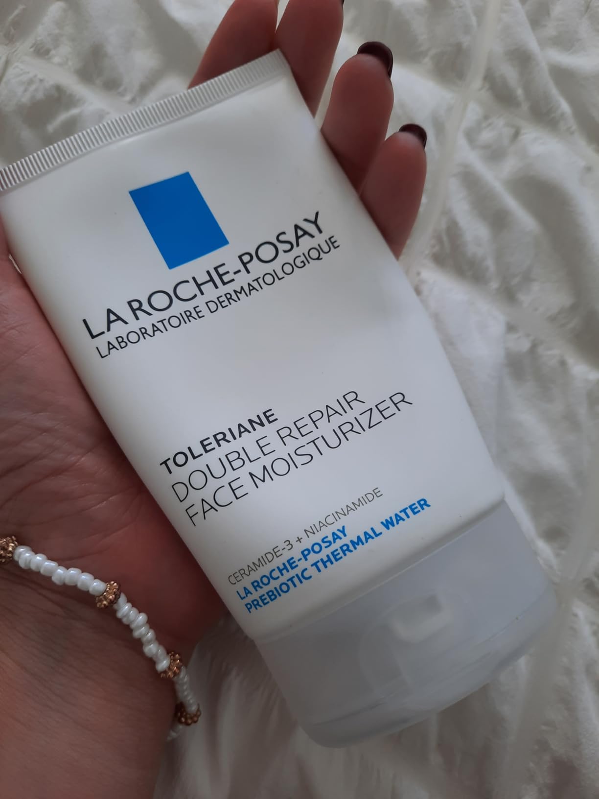 La Roche-Posay Toleriane Double Repair Face Moisturizer, Daily Moisturizer Face Cream with Ceramide & Niacinamide for All Skin Types, Immediate Comfort & Long Lasting Hydration, Fragrance Free - Customer Photo 3