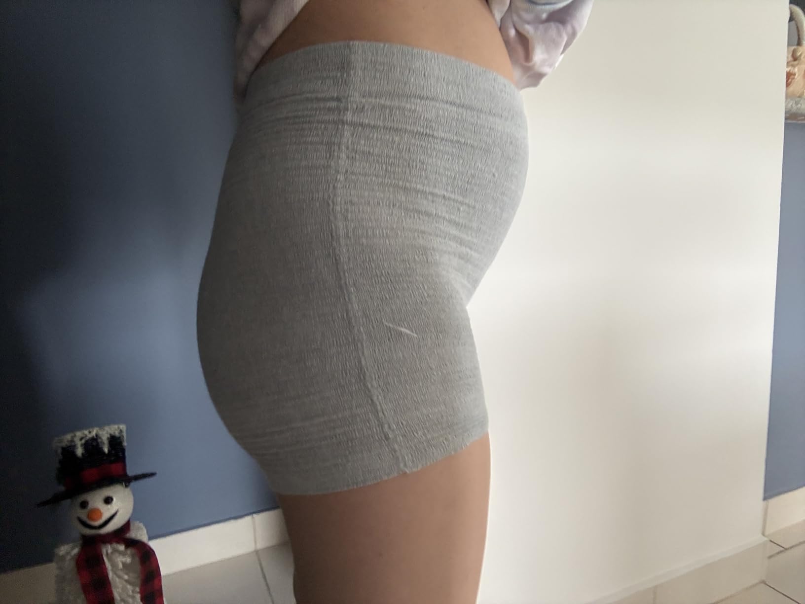 Frida Mom Postpartum Underwear, Disposable Boyshort Panties, Seamless, Stretch Support, New Mom Essentials - Customer Photo 2