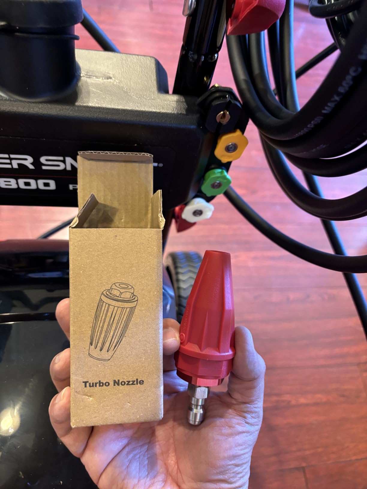 PowerSmart Gas Pressure Washer 3400 PSI, 2.5 GPM Gas Powered Pressure Washer, 212CC Engine Customer Review PowerSmart Gas Pressure Washer 3400 PSI, 2.5 GPM Gas Powered Pressure Washer, 212CC Engine - Customer Photo 1