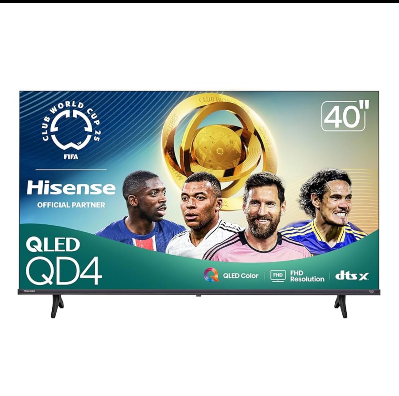 Hisense 40-Inch Class QD4 Series QLED FHD Smart Fire TV (40QD4QF, 2025 Model) - Quantum Dot Color, DTS Virtual: X, Alexa Built in, Slim Bezel Design - Customer Photo 3