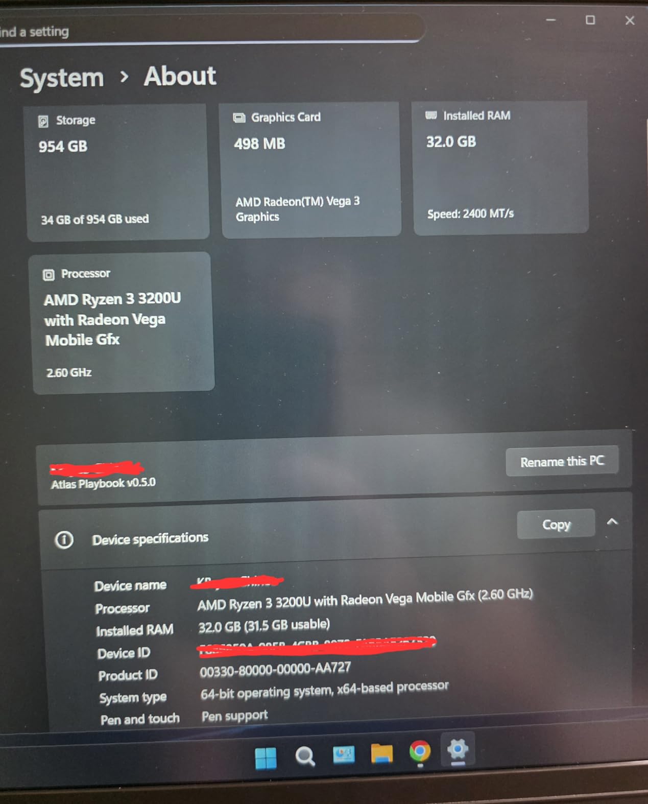 2 in 1 Laptop Computer, 15.6 Inch Convertible Laptop, 16GB DDR4 RAM 512GB SSD Touchscreen Laptop, AMD Ryzen R3 3200U, AMD Radeon, FHD 1920x1080, 360° Rotating Touch Screen, WiFi 5, Backlit Keyboard - Customer Photo 2