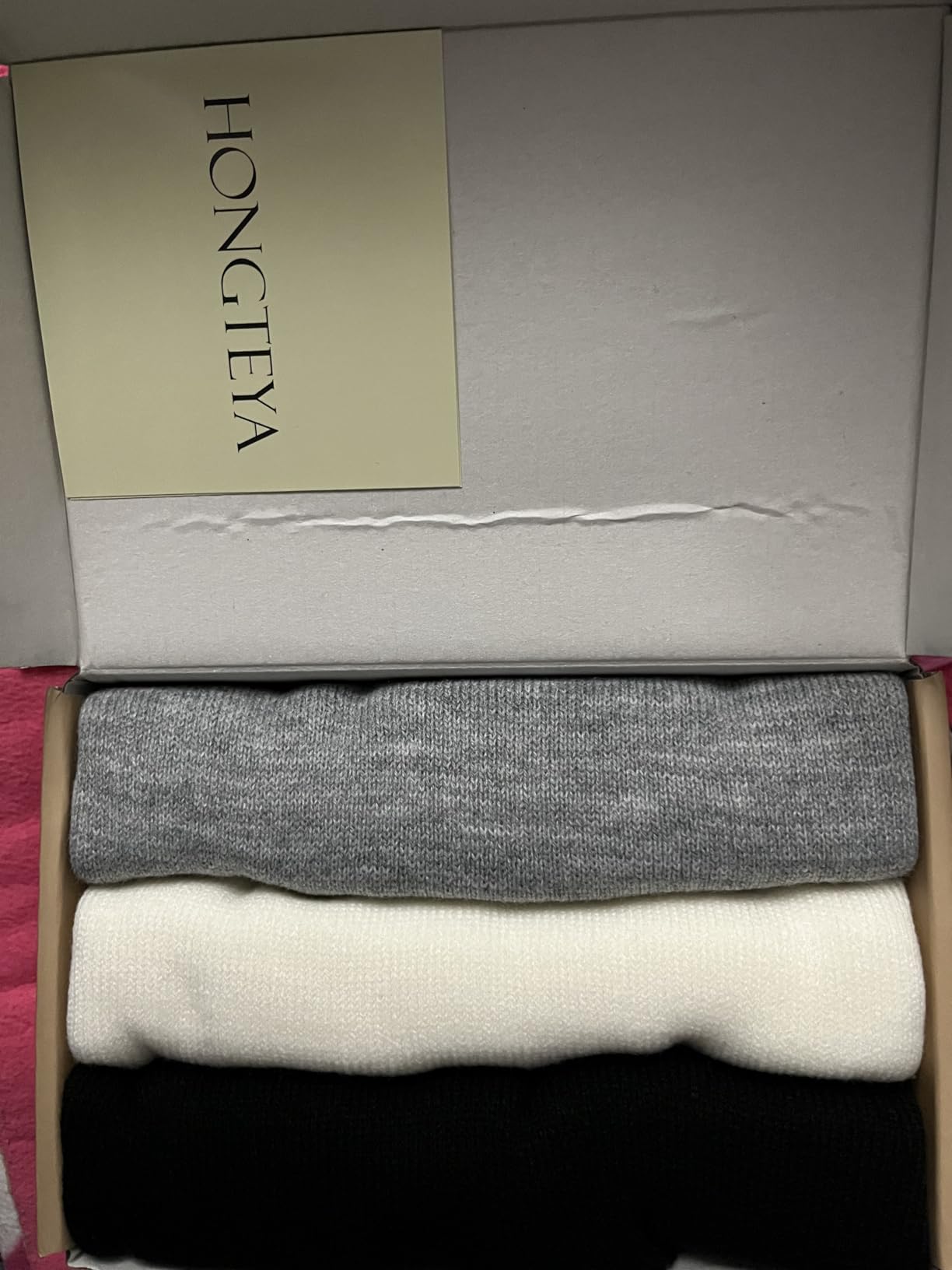 3 Pack Satin Lined Knit Beanie Hat Acrylic Winter Hats for Women Men Silk Lining Soft Slouchy Unisex Warm Cuffed Beanie Hat Customer Review 3 Pack Satin Lined Knit Beanie Hat Acrylic Winter Hats for Women Men Silk Lining Soft Slouchy Unisex Warm Cuffed Beanie Hat - Customer Photo 2