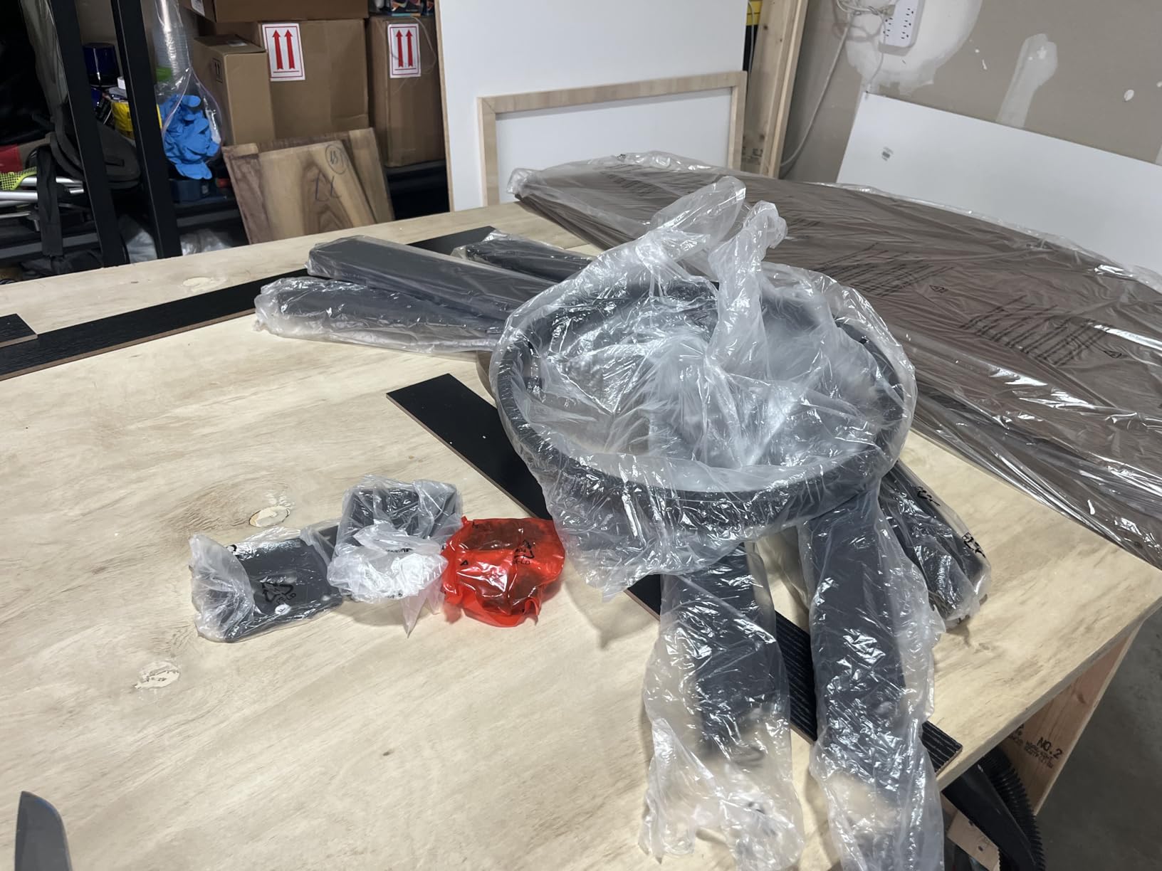 Black Dining Table for 2-4, 42 Inch Round Kitchen Table with Storage, Wooden Circle Dinner Table with Metal Legs, Rustic Mid Century Modern Dining Room Tables for Kitchen, Living Room, Dining Room - Customer Photo 2