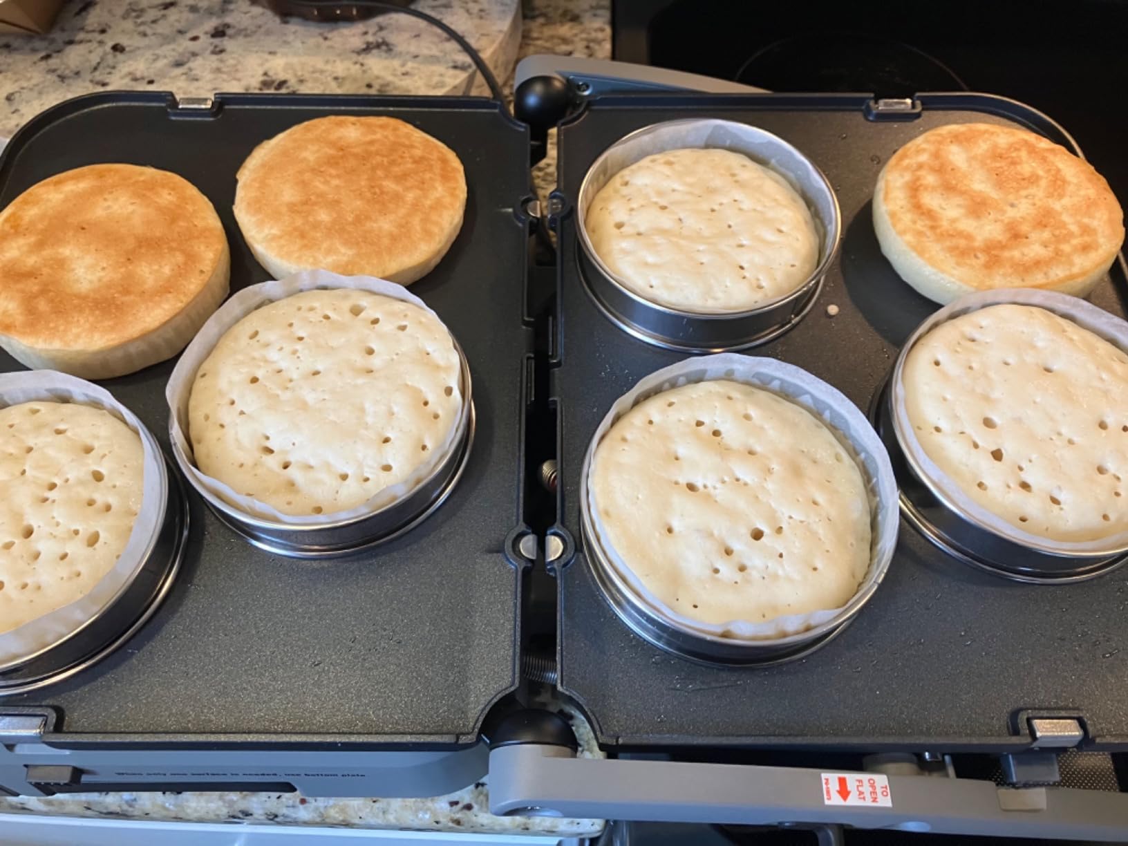 Cuisinart Griddler Indoor Grill, Panini Press, Sandwich Maker & More, 5-in-1 Grilling, Dishwasher-Safe Nonstick Cooking Plates, GR-4NNAS, Stainless Steel - Customer Photo 1