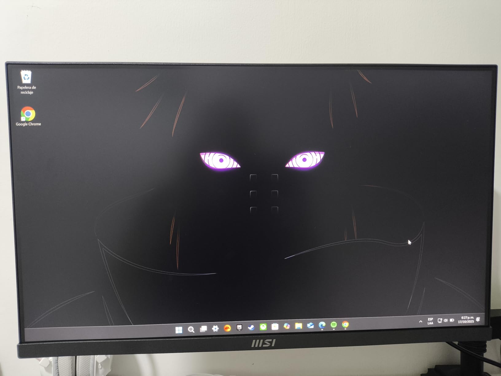 MSI PRO MP243L E14 24-inch IPS 1920 x 1080 (FHD) Gaming Office Monitor, 144Hz, Adaptive-Synch, HDR Ready, HDMI, VGA Port,VESA Mountable, Tilt, 4-Side Slim Bezel,1ms, Black - Customer Photo 2