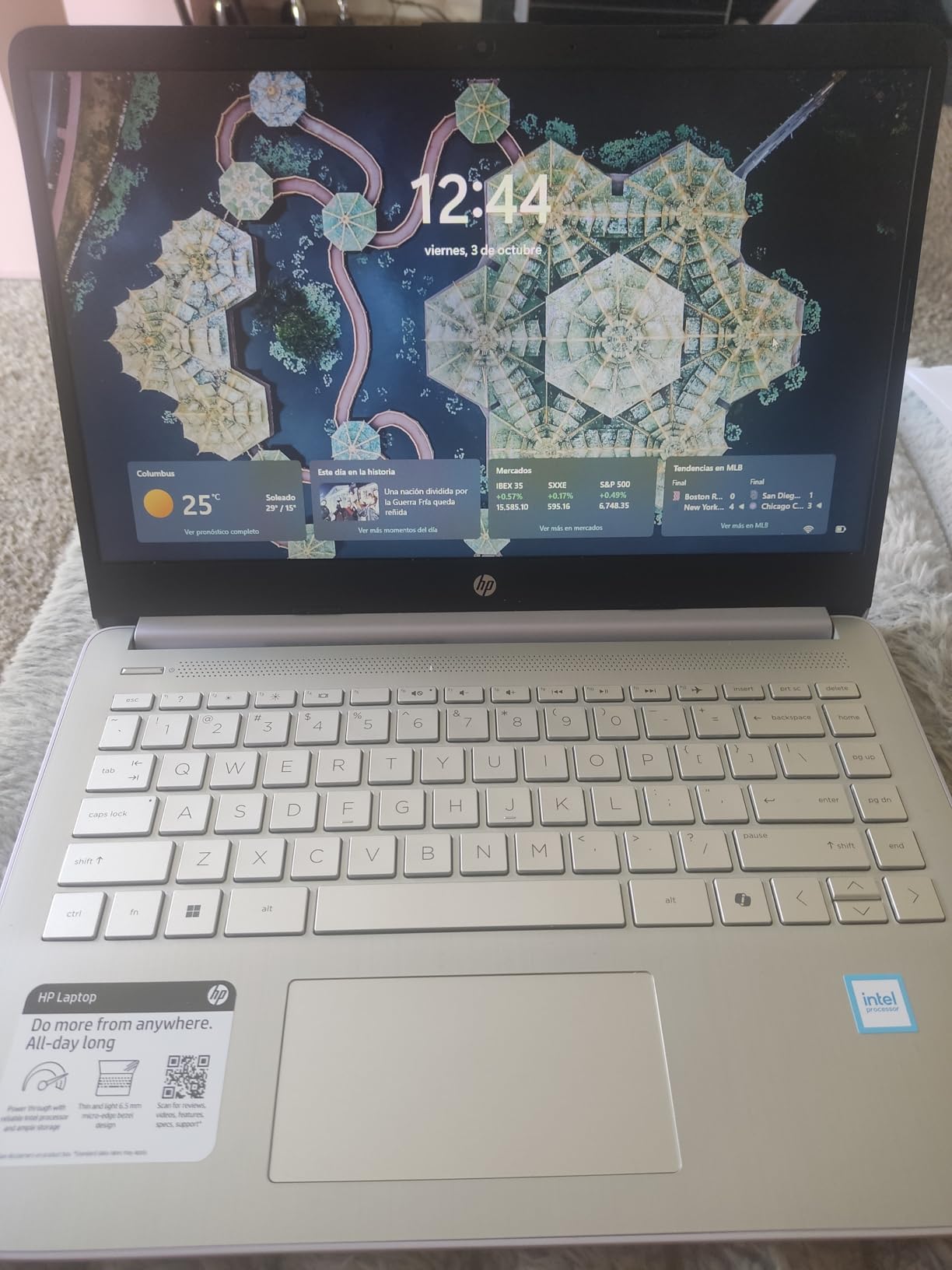 HP 14 Laptop Student Business 2025 Flagship Computer, AI Copilot, 4-Core 13th Gen Intel CPU, 16GB RAM 628GB Storage (128GB UFS+500GB Ext) 1-Yr Office 365 Long Battery HubxcelAccessory Win 11S Lavender - Customer Photo 2