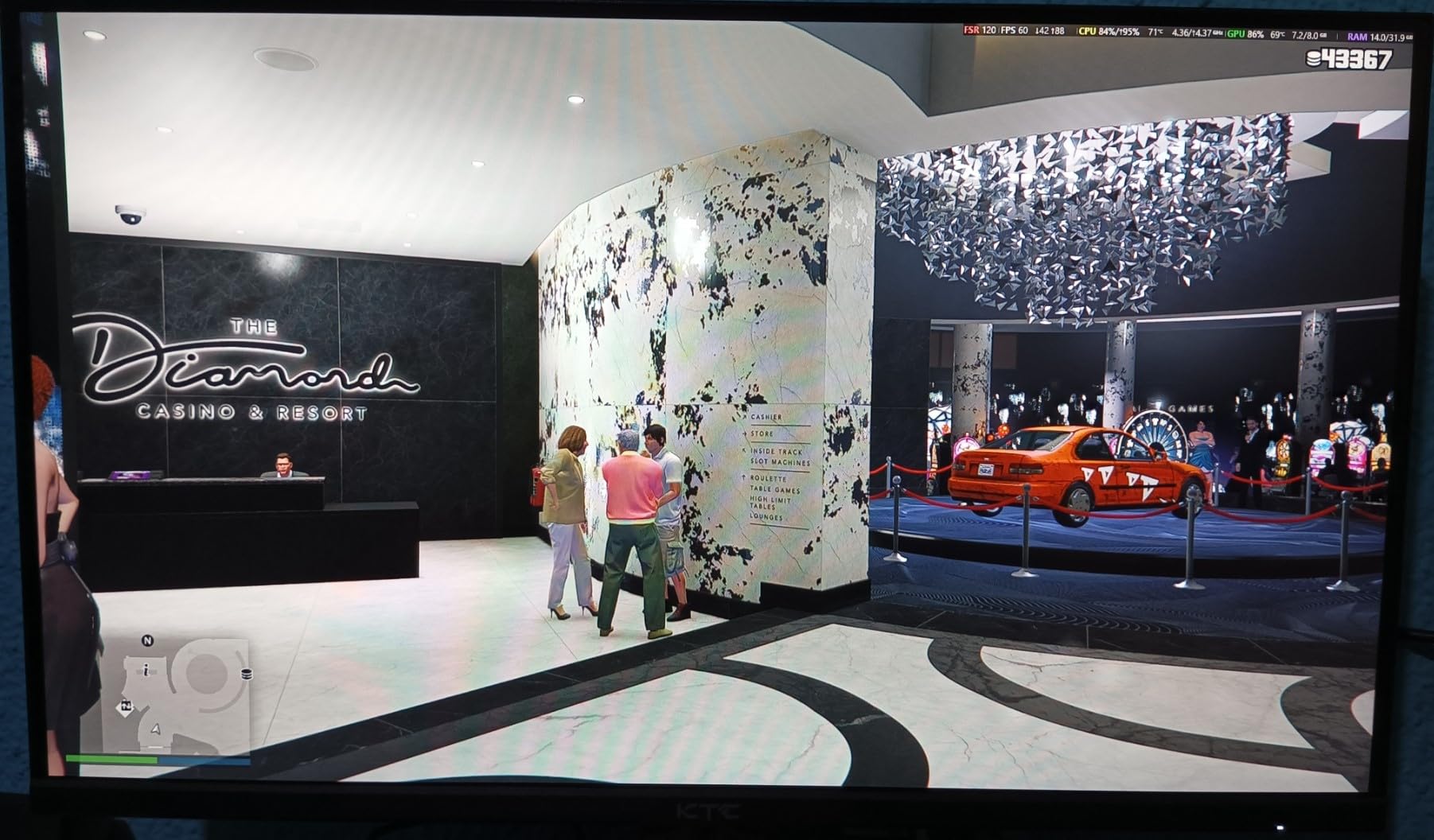 KTC 24 Inch Computer Monitor, FHD 144Hz Office Gaming Monitor, IPS, Adaptive-Sync, HDMI & DP Port, 1500:1 Contrast Ratio, Bluelight Filter, Tilt Adjustable, H24B9S - Customer Photo 2