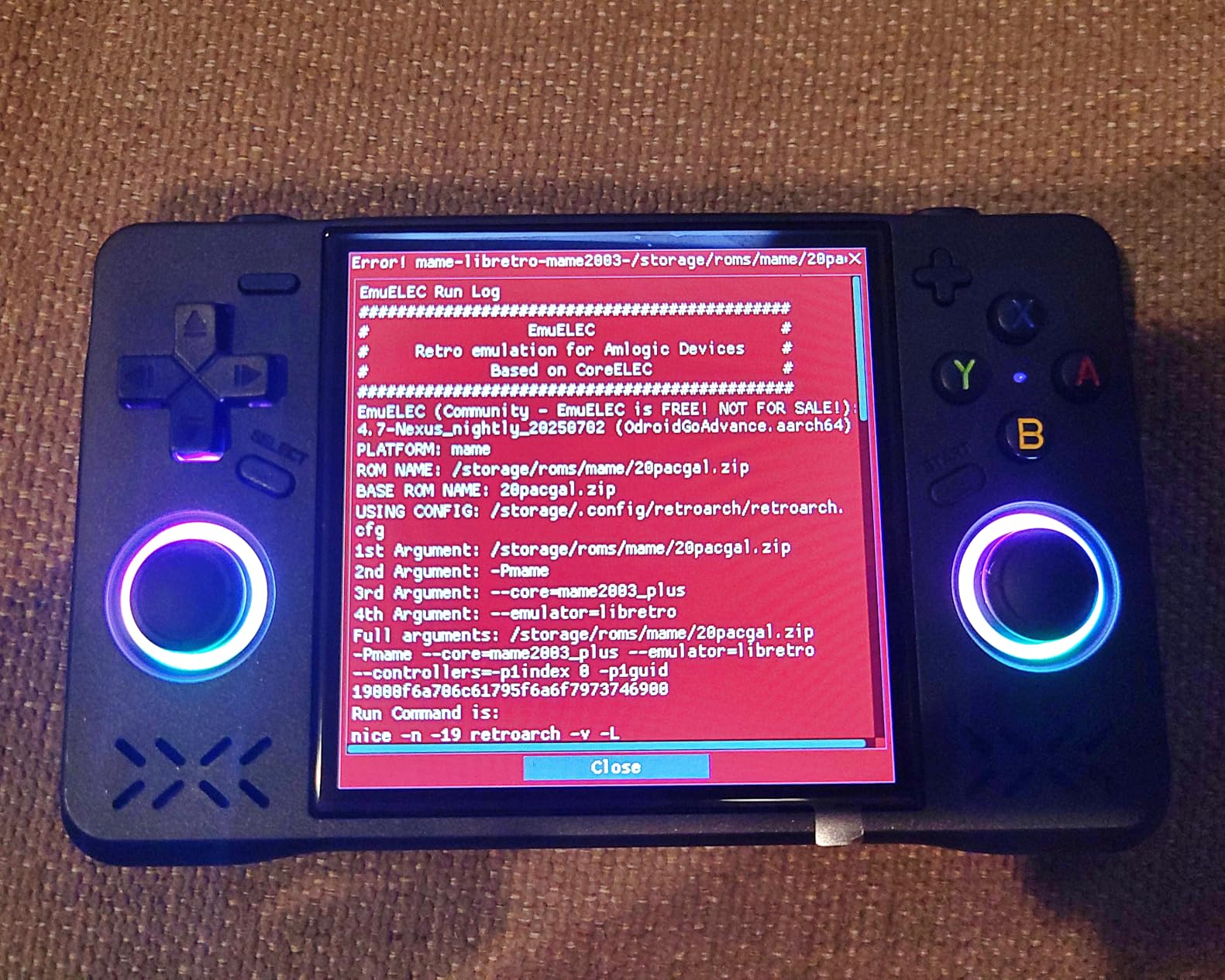 Upgraded XF40H Handheld Game Console, Retro Gaming Console Preloaded Classic Games with Multiple Emulators, 4.0 Inch 4K HD IPS Screen Open Source Linux System, Pocket Video Gaming (Black-128G) - Customer Photo 2