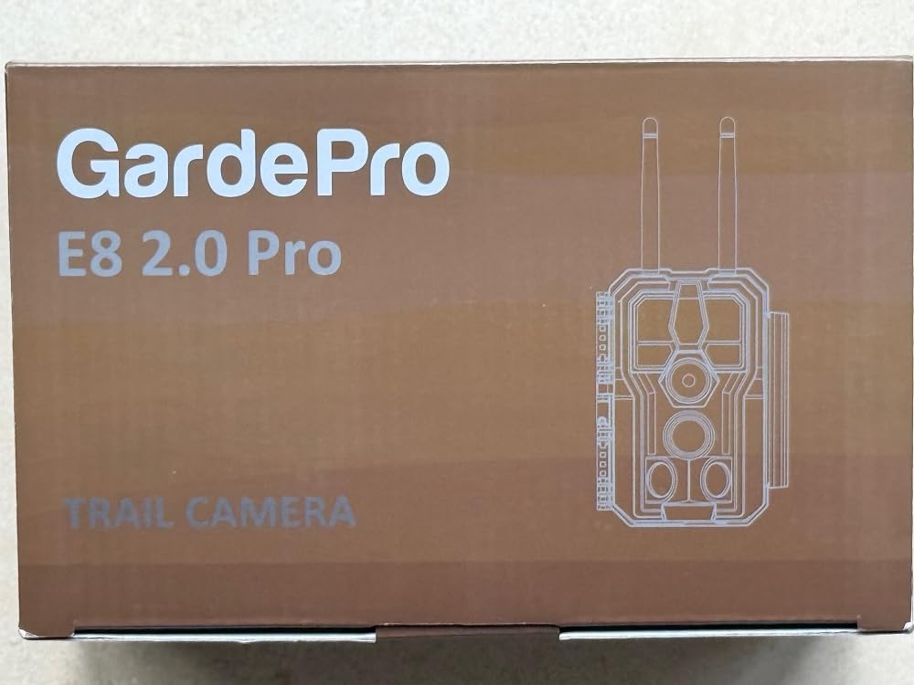 GardePro E8 2.0 Pro WiFi Trail Camera 4K with 64GB SD Card & 7800mAh Battery, Dual Antennas, Night Vision, App Control, Waterproof Game Camera for Wildlife or Property - Customer Photo 2
