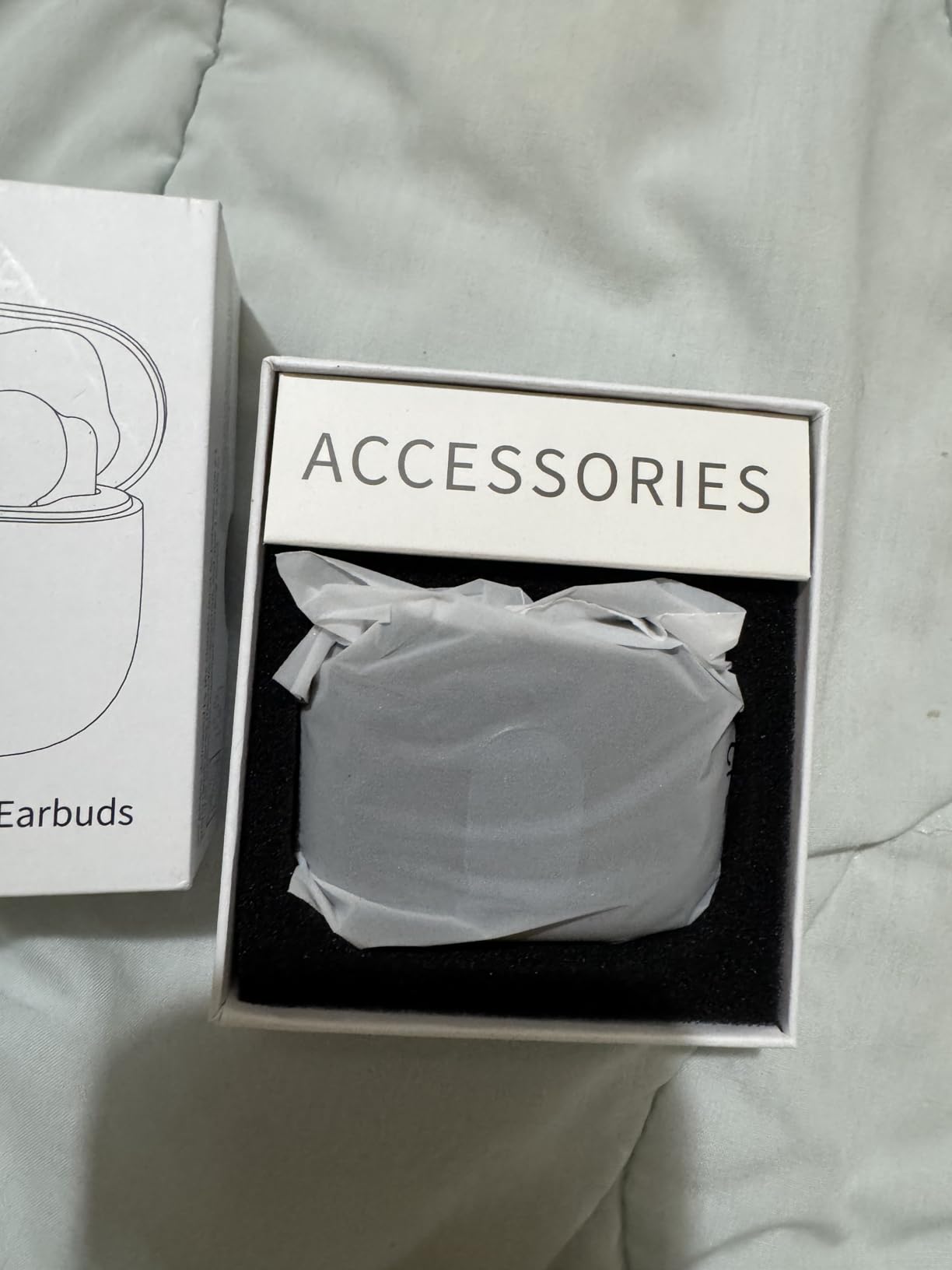 Wireless Earbuds, Bluetooth 5.4 Headphones Bass Stereo, Ear Buds with Noise Cancelling Mic, LED Display in Ear Earphones Clear Calls, IP7 Waterproof Bluetooth Earbuds for Laptop/Phones/Sports, Black Customer Review Wireless Earbuds, Bluetooth 5.4 Headphones Bass Stereo, Ear Buds with Noise Cancelling Mic, LED Display in Ear Earphones Clear Calls, IP7 Waterproof Bluetooth Earbuds for Laptop/Phones/Sports, Black - Customer Photo 1