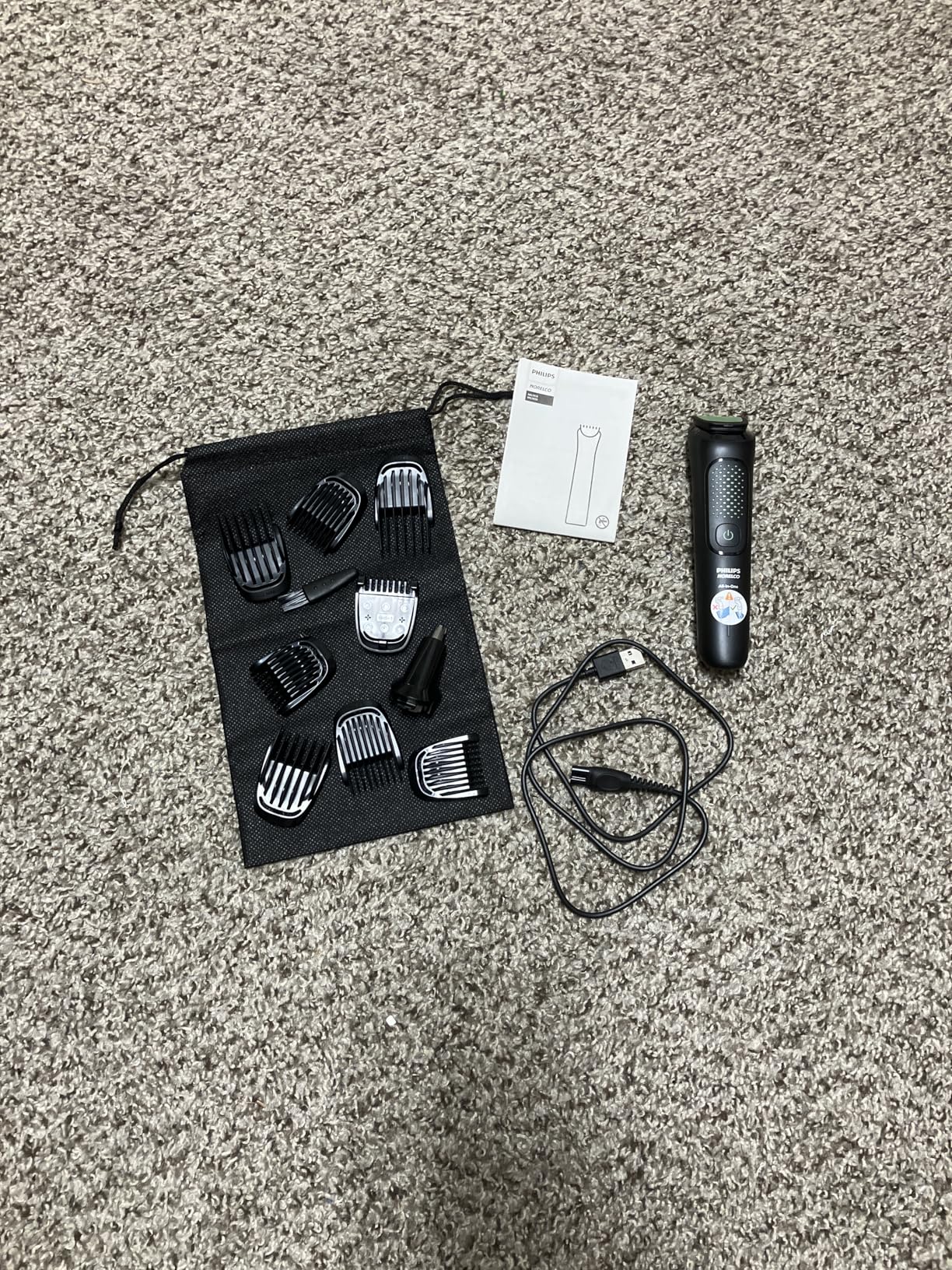 Philips Norelco All-in-One 3000 Series 13 in 1 Trimmer, Beard Styler & Men's Hair Clipper, 9 Length Settings & Self-Sharpening Skin-Friendly Blades, MG3919/50 - Customer Photo 1