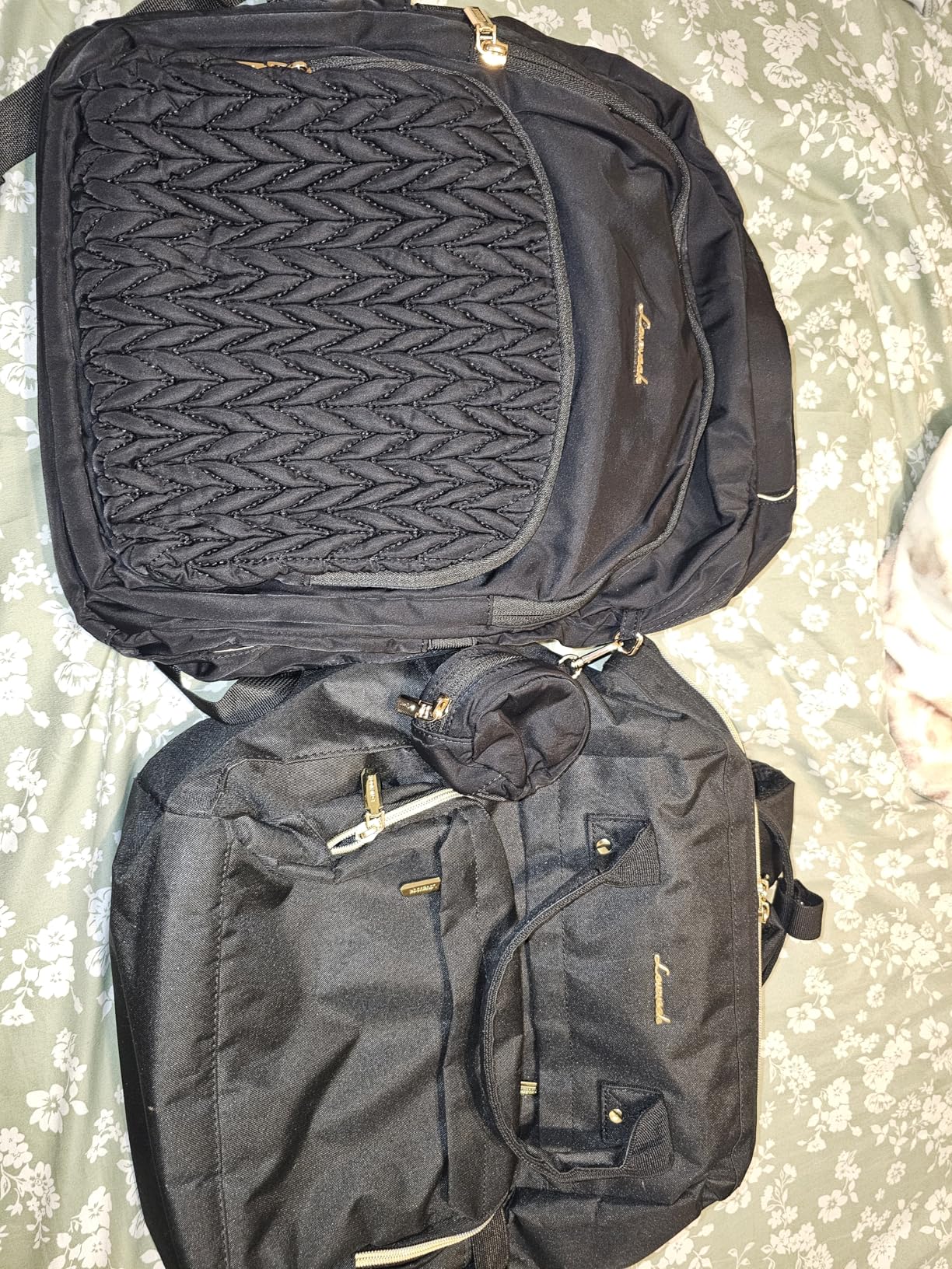 LOVEVOOK Diaper Bag Backpack, Baby Bag with Changing Pad for Mom Dad, Large Waterproof Mommy Bag with Stroller Buckles, Travel Essential with Pacifier Case & Insulated Bottle Pockets, Khaki Customer Review LOVEVOOK Diaper Bag Backpack, Baby Bag with Changing Pad for Mom Dad, Large Waterproof Mommy Bag with Stroller Buckles, Travel Essential with Pacifier Case & Insulated Bottle Pockets, Khaki - Customer Photo 2