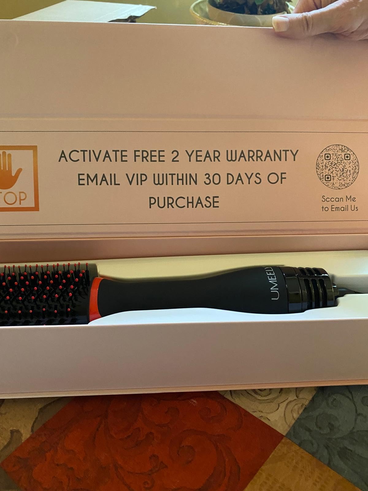 Plus 2.0 Hair Dryer Brush Blow Dryer Brush in One, 2'' Oval Brush Head Hot Air Brush Styler & Volumizer with Ionic Technology, NTC Smart Temp Control for Smooth, Frizz-Free, Shiny Hair - Customer Photo 2