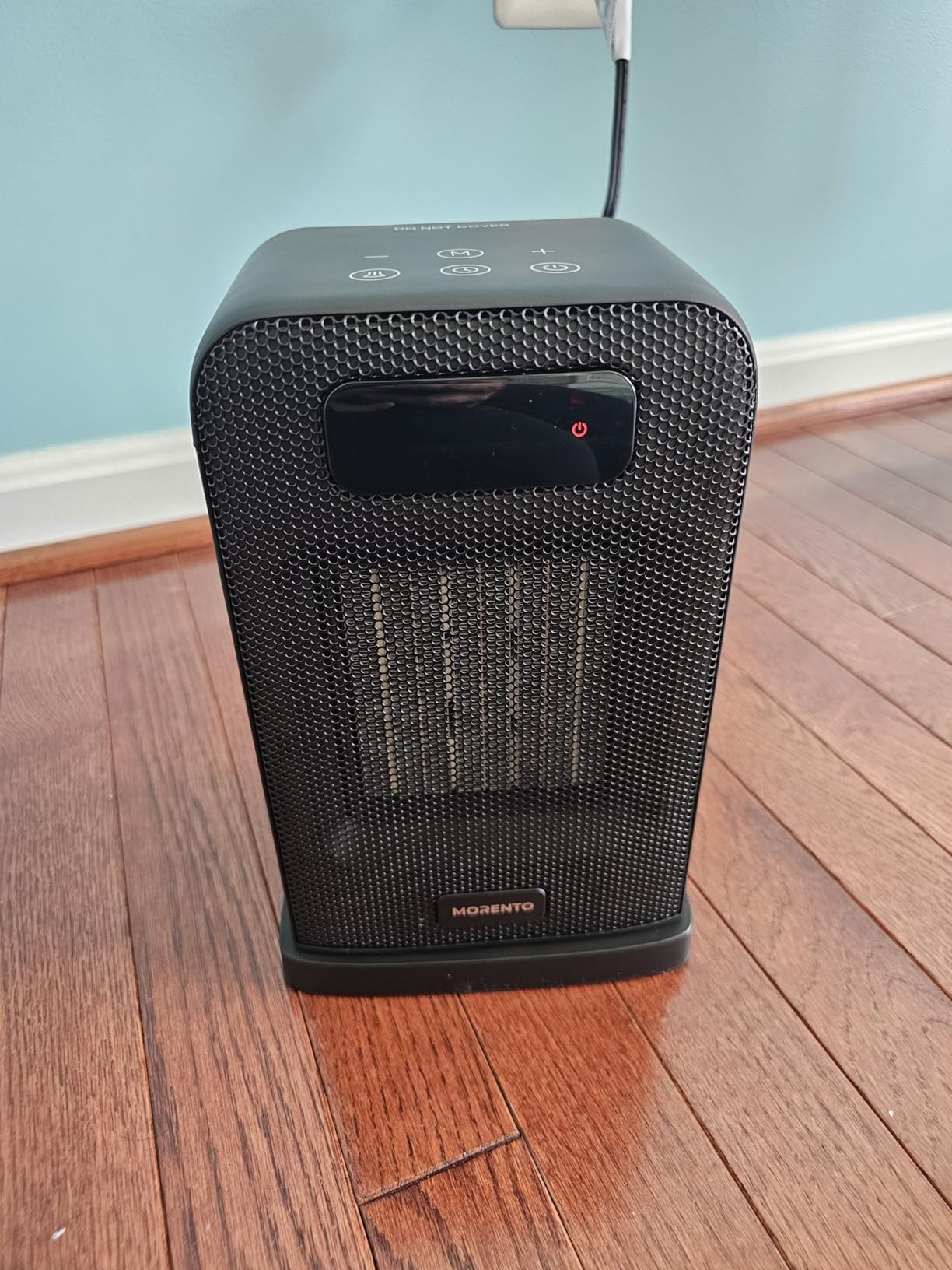 Space Heaters for Indoor Use Large Room, 1500W Portable Electric Heater with Remote, 5 Modes, Safety Protection & Child Lock, 12H Timer, Oscillation Heater for Bedroom Home Office White 1Pack - Customer Photo 2