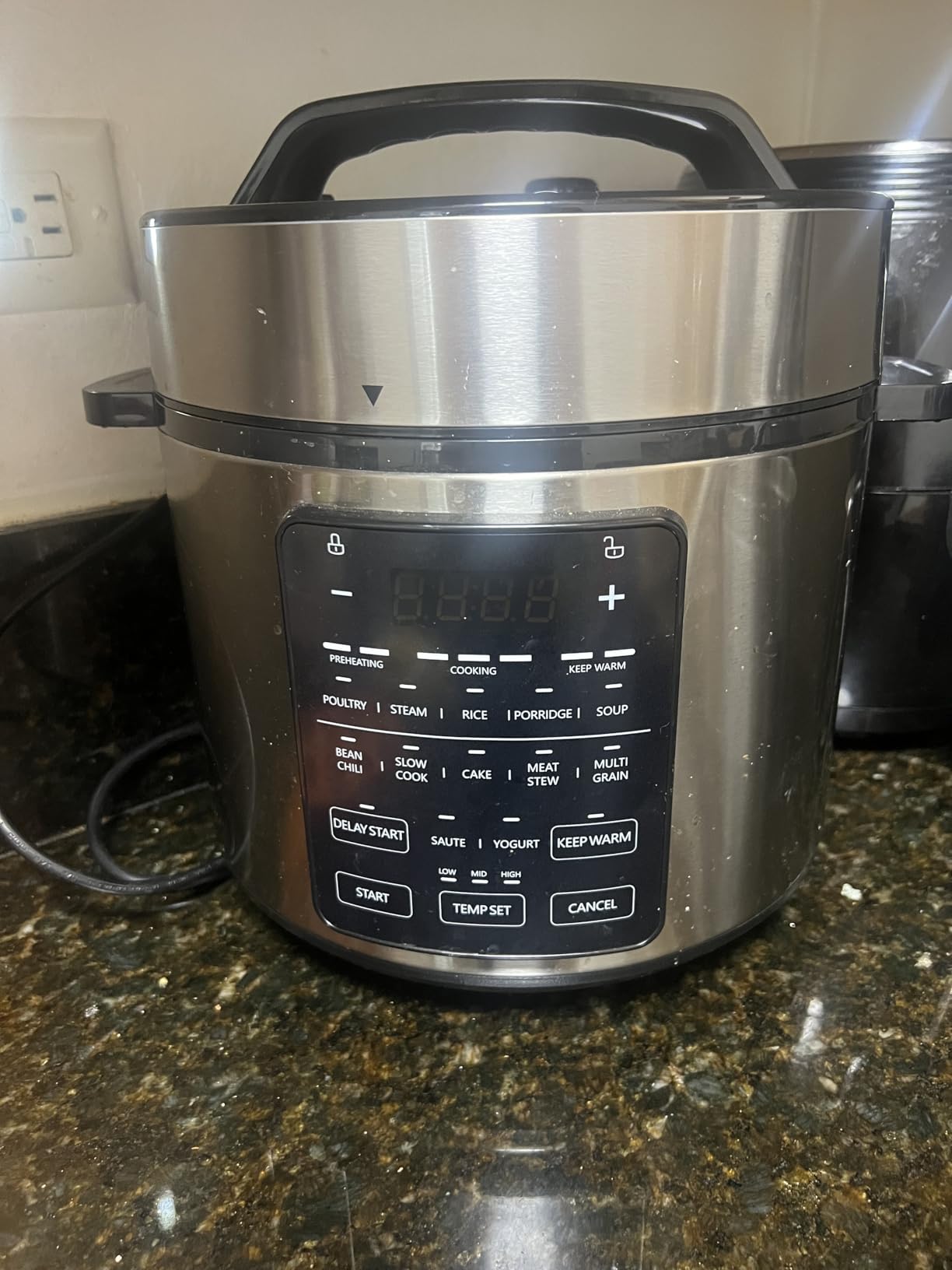 Simple Deluxe Electric Pressure Cooker, Non-Stick 12-in-1 & 6QT Stainless Steel Multi Cooker for Slow Cook, Meat Stew, Cake, Porridge, Multigrain, Dishwasher Safe, Silver - Customer Photo 1