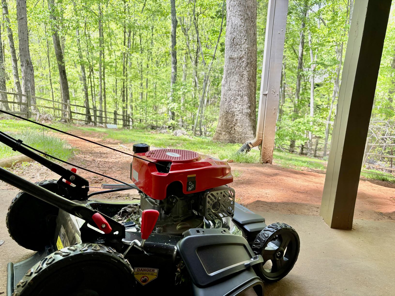 21-Inch 3-in-1 Gas Lawn Mower, Self Propelled with 170cc 4-Stroke Engine, 6-Position Adjustable Cutting Height, Side Discharge, Mulching & Rear Bag, High-Wheel Push Mower for Yard & Garden Customer Review 21-Inch 3-in-1 Gas Lawn Mower, Self Propelled with 170cc 4-Stroke Engine, 6-Position Adjustable Cutting Height, Side Discharge, Mulching & Rear Bag, High-Wheel Push Mower for Yard & Garden - Customer Photo 1