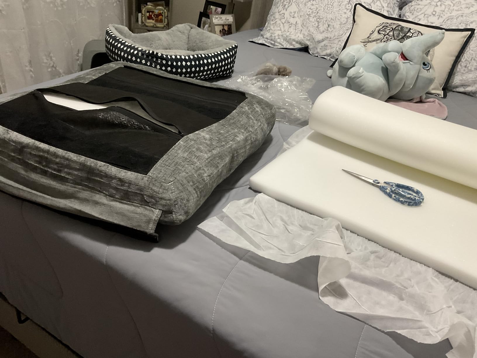 Amada Power Recliner Chair, Chenille Electric Reclining Chair for Adults for Small Spaces with Remote & Side Pockets, Thick Seat Cushion for Living Room & Bedroom, Home Theater, RV - Customer Photo 1