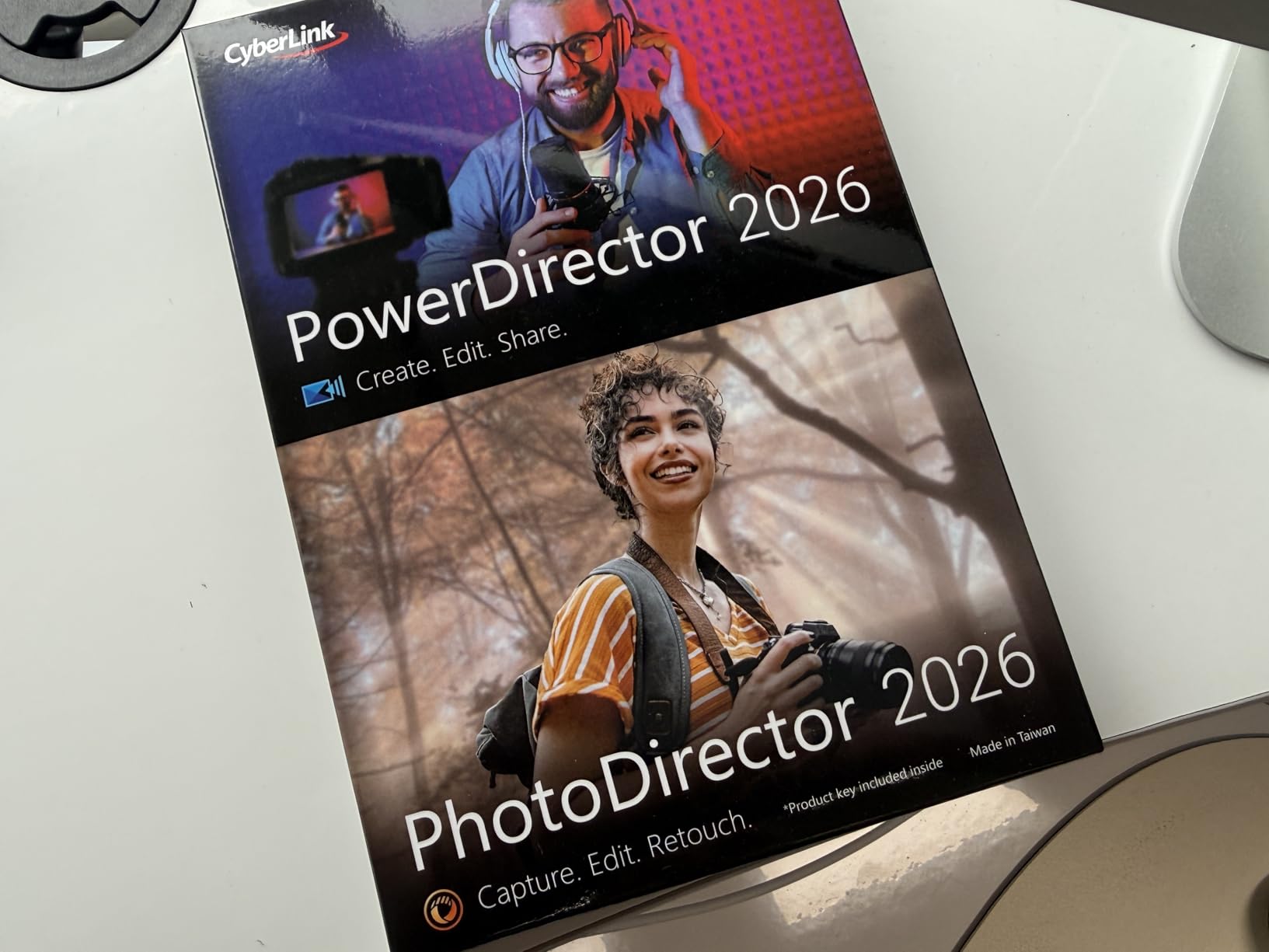 CyberLink PowerDirector and PhotoDirector 2026 | AI Video Editing & Generative AI Photo Editing for Windows | Easily Create Stunning Videos, Photos, Slideshows & Effects | Box with Download Code - Customer Photo 2