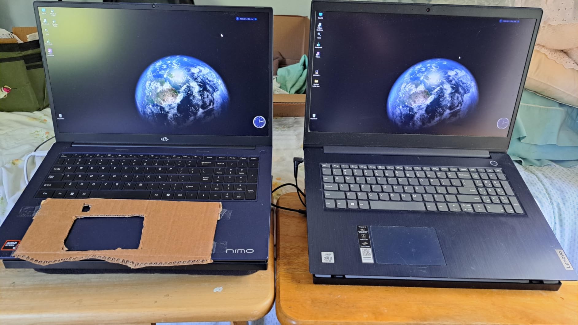 15.6'' IPS FHD-Laptop, 16GB RAM 512GB SSD AMD Ryzen 5(Beat i5-1135G7, 4 Cores Up to 3.7GHz) Student Computer with 65W Type-C, 2 Years Warranty, Fingerprint, Backlit Keyboard, BT5.2, Numpad, Black - Customer Photo 2