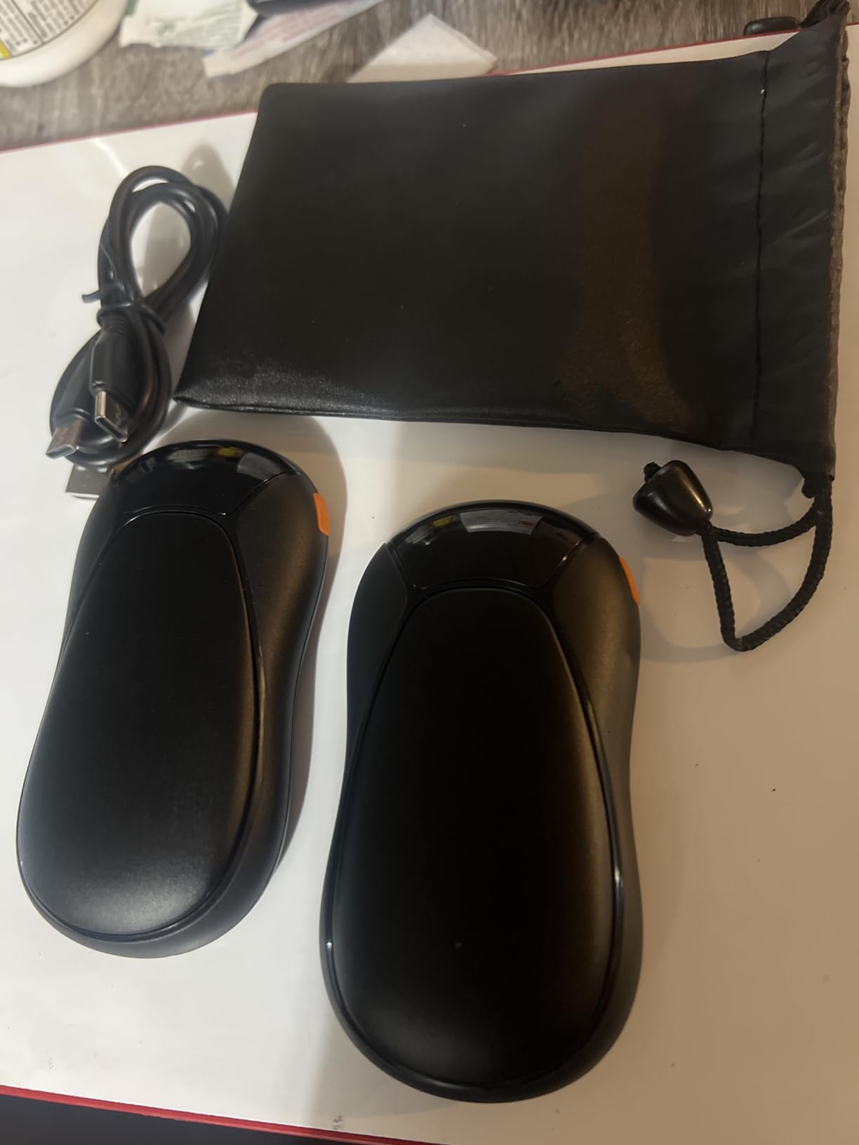 JIJ Rechargeable Hand Warmers 2 Pack - 8000mAh Electric Hand Warmers, Instant 2s Heating, 3 Heat Levels with Digital Display, Safe Gift for Men & Women – Camping, Hiking, Golf, Hunting, Birthday - Customer Photo 3