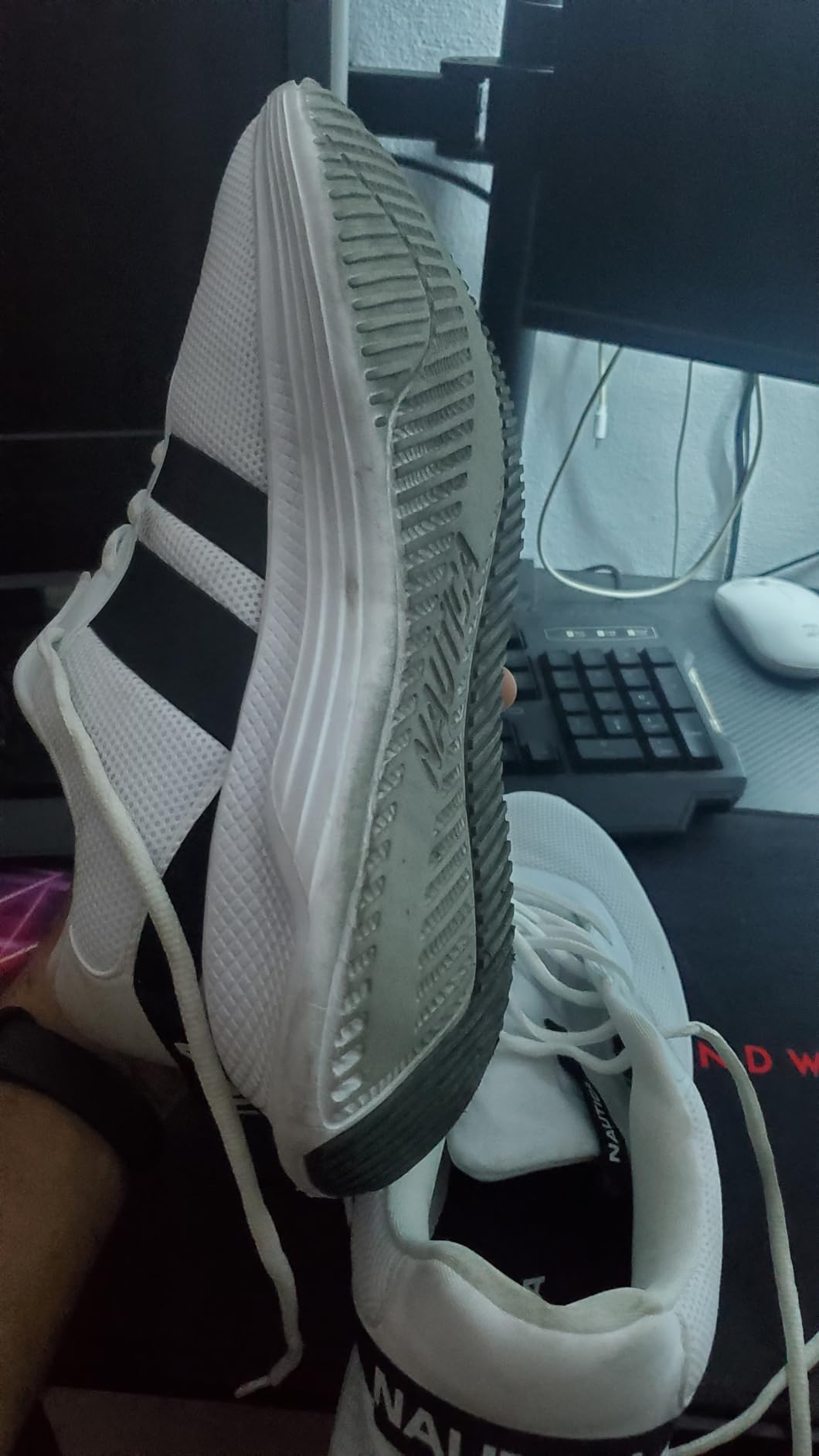 Nautica Men's Sneakers - Stylish and Comfortable Casual Shoes for Fashionable Walking and Running | Lace-Up Athletic Footwear - Customer Photo 2