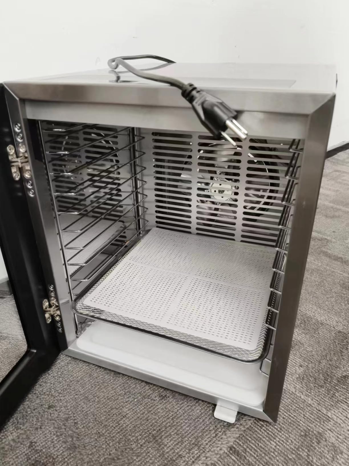 Food Dehydrator, 12 Stainless Steel Trays in 850W Dehydrator Machine, 48 Hour Digital Timer and 165°F Temperature Adjustable, Food Dryer for Jerky, Dog Treats, Meat, Fruit, Herbs - Customer Photo 1