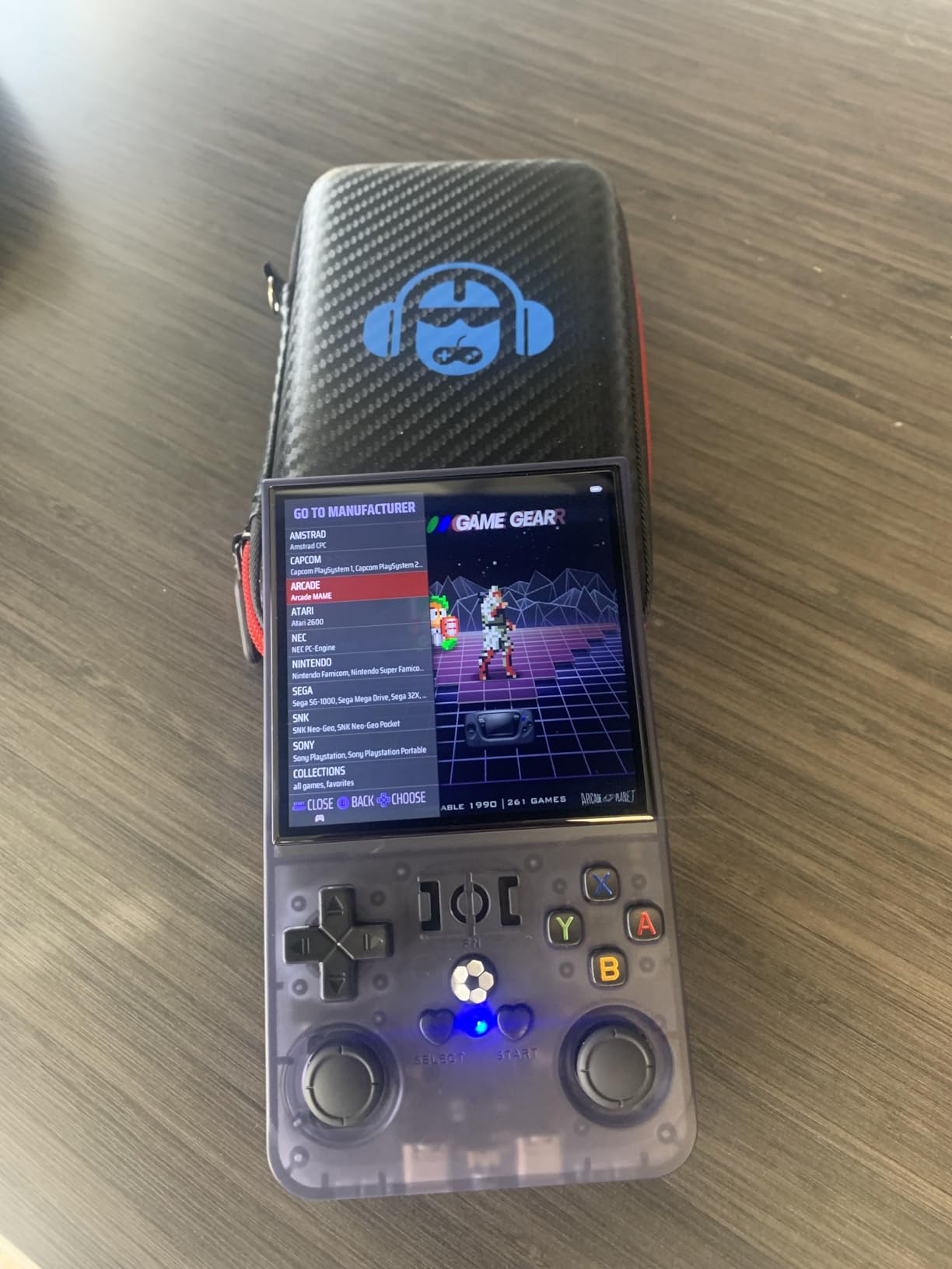 R36MAX Retro Handheld Game Console, 4.0 Inch 720x720 IPS Screen, Built-in 18,000+ Classic Game, Portable Hand Held Open Source Linux System, 4000mAh Battery Retro Gaming Console (Black 128GB) Customer Review R36MAX Retro Handheld Game Console, 4.0 Inch 720x720 IPS Screen, Built-in 18,000+ Classic Game, Portable Hand Held Open Source Linux System, 4000mAh Battery Retro Gaming Console (Black 128GB) - Customer Photo 1