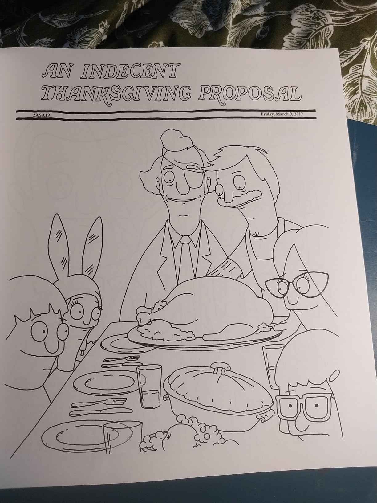 The Official Bob's Burgers Coloring Book - Customer Photo 1