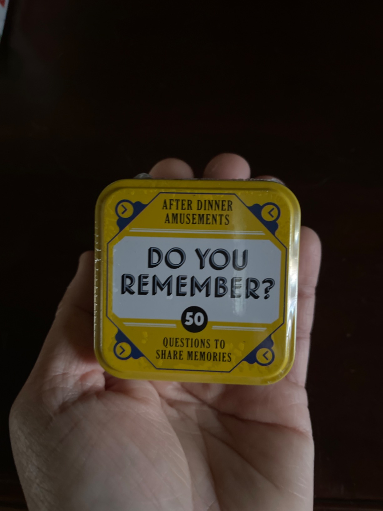 After Dinner Amusements: Do You Remember? 50 Questions to Share Memories (Conversation Game for Family and Friends, Gift for Host or Hostess) - Customer Photo 1