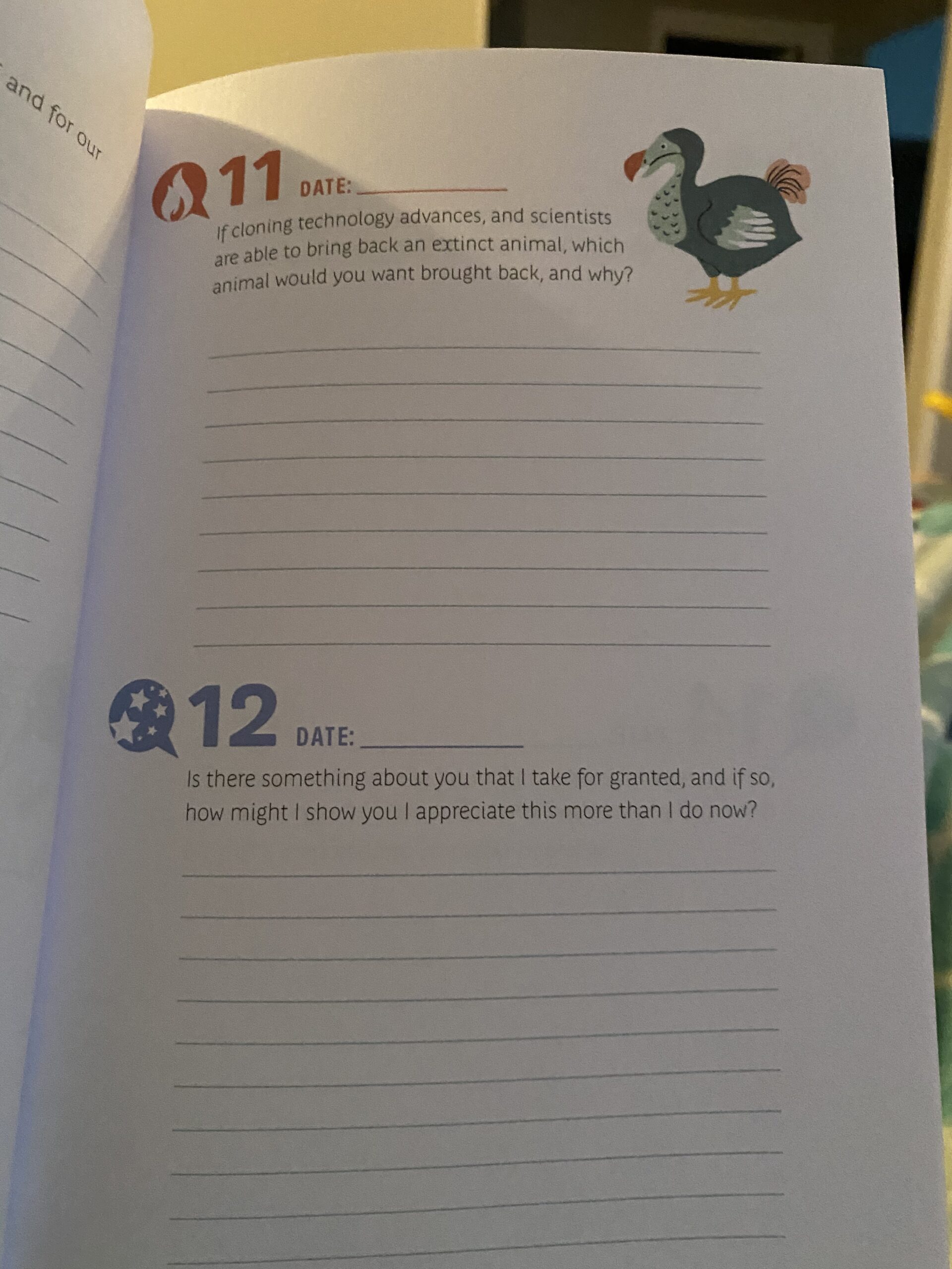 A Year of Us: A Couple's Journal: One Question a Day to Spark Fun and Meaningful Conversations (Question a Day Couple's Journal) - Customer Photo 2
