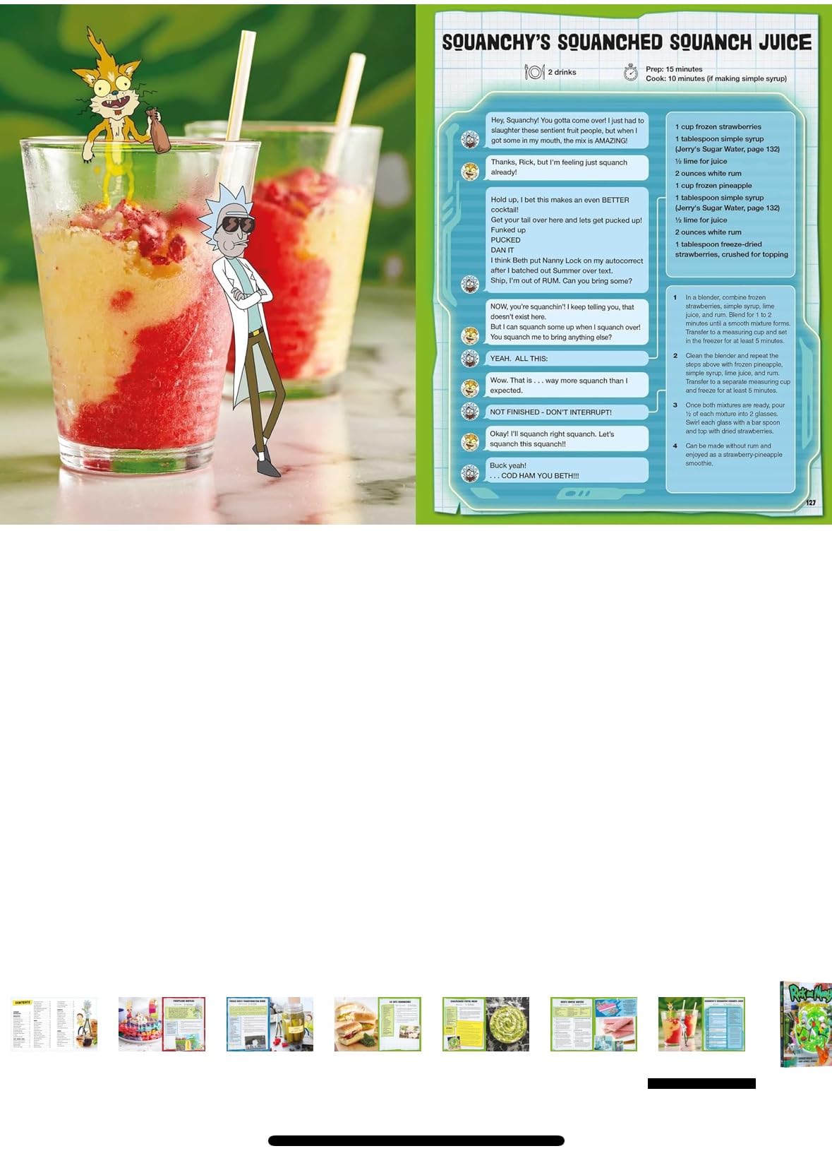 Rick and Morty: The Official Cookbook: (Rick & Morty Season 5, Rick and Morty gifts, Rick and Morty Pickle Rick) - Customer Photo 1