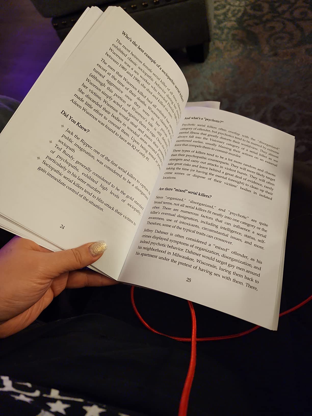 The Ultimate Serial Killer Trivia Book: A Collection Of Fascinating Facts And Disturbing Details About Infamous Serial Killers And Their Horrific Crimes (Perfect True Crime Gift) Customer Review The Ultimate Serial Killer Trivia Book: A Collection Of Fascinating Facts And Disturbing Details About Infamous Serial Killers And Their Horrific Crimes (Perfect True Crime Gift) - Customer Photo 1