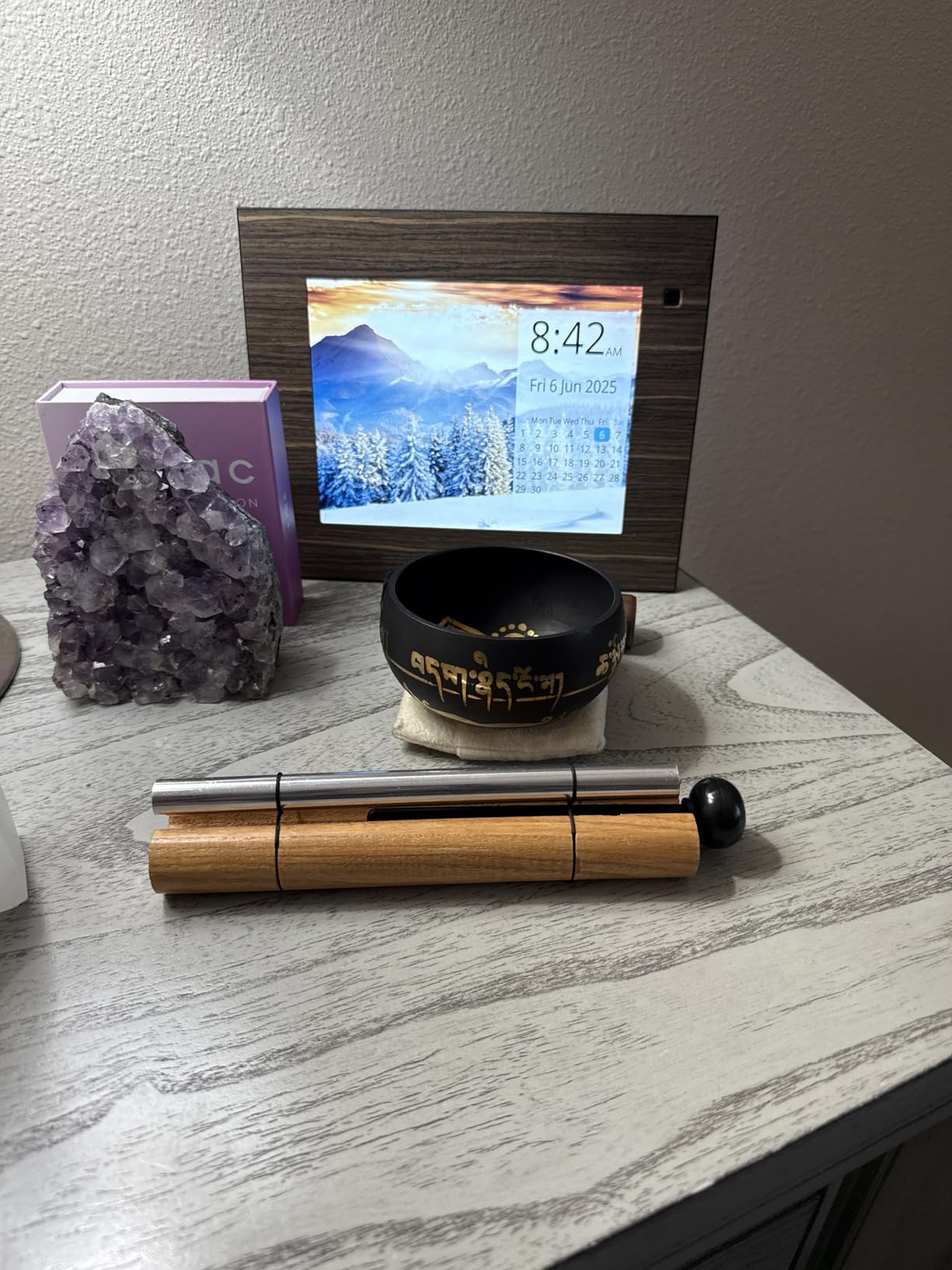 Woodstock Wind Chimes Zenergy Solo Hand Chime, Silver (7