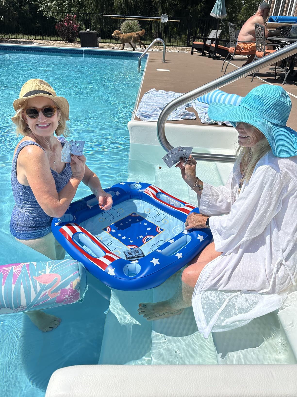 Hoyle Waterproof Playing Cards, Clear Plastic Deck of Cards for Outdoor Card Games, Camping, Beach, Pool & Travel Games (1 Deck) - Customer Photo 1