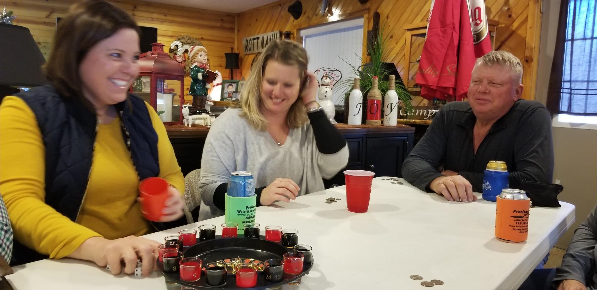 Shot Glass Roulette Drinking Game – 16-Piece Red/Black Set with 2 Metal Balls, Fun Adult Party Game for White Elephant, Game Nights, and Gifts Customer Review Shot Glass Roulette Drinking Game – 16-Piece Red/Black Set with 2 Metal Balls, Fun Adult Party Game for White Elephant, Game Nights, and Gifts - Customer Photo 1