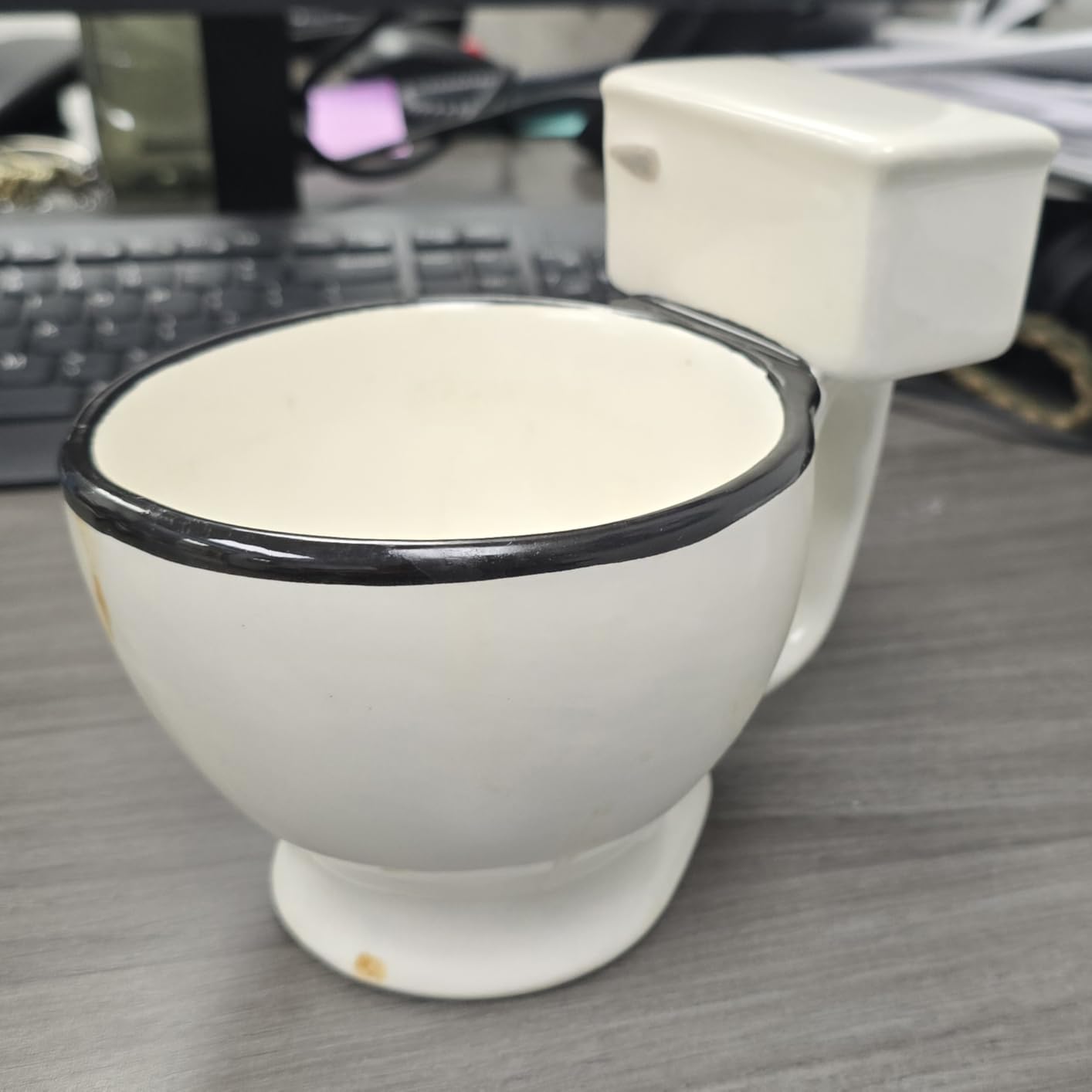 BigMouth Inc The Original Toilet Mug - Funny Coffee Cup - 12 Oz - Customer Photo 2