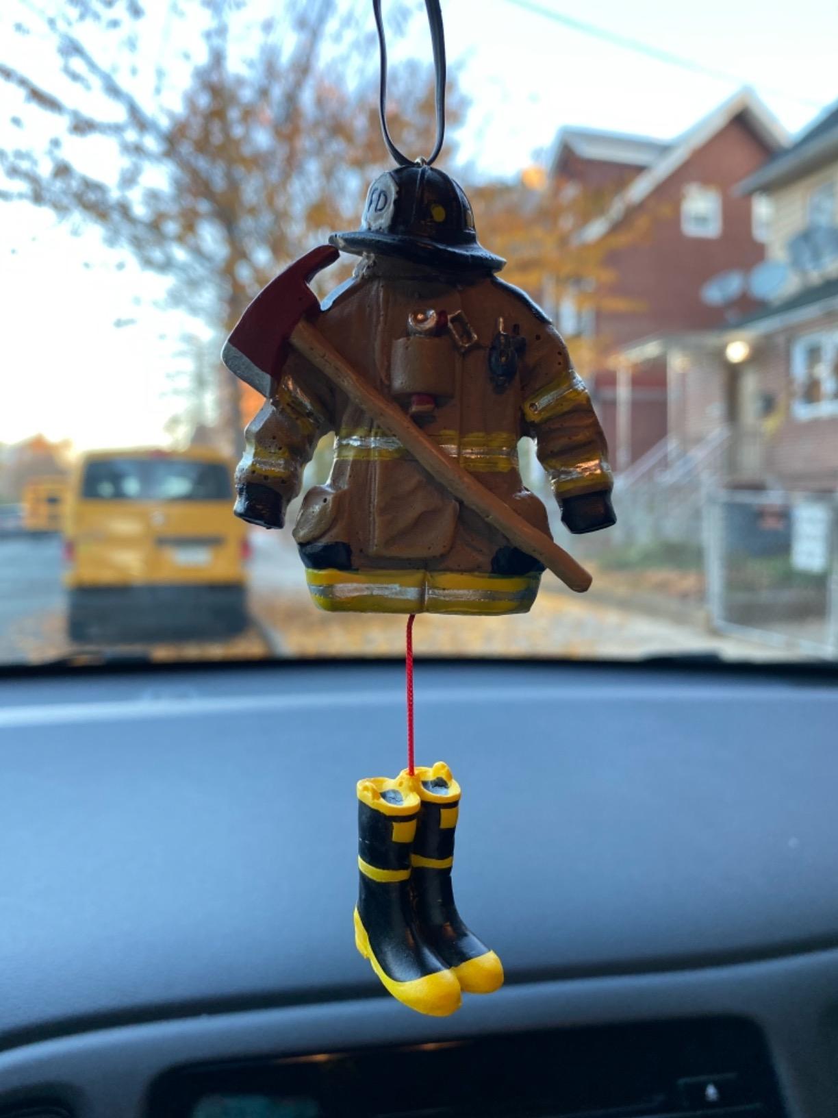 Kurt Adler 4.5- Firefighter Uniform Christmas Ornament - Customer Photo 1