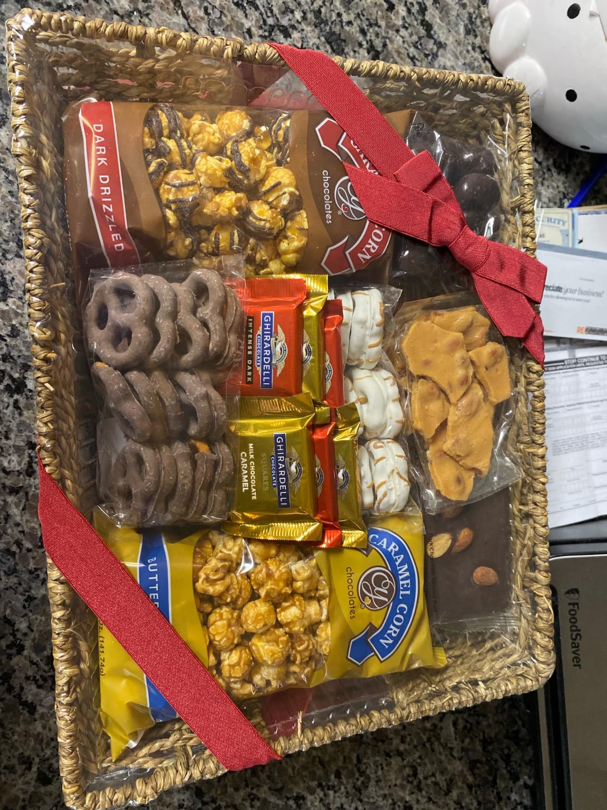 A Gift Inside Chocolate, Caramel and Crunch Grand Gift Basket - Customer Photo 2