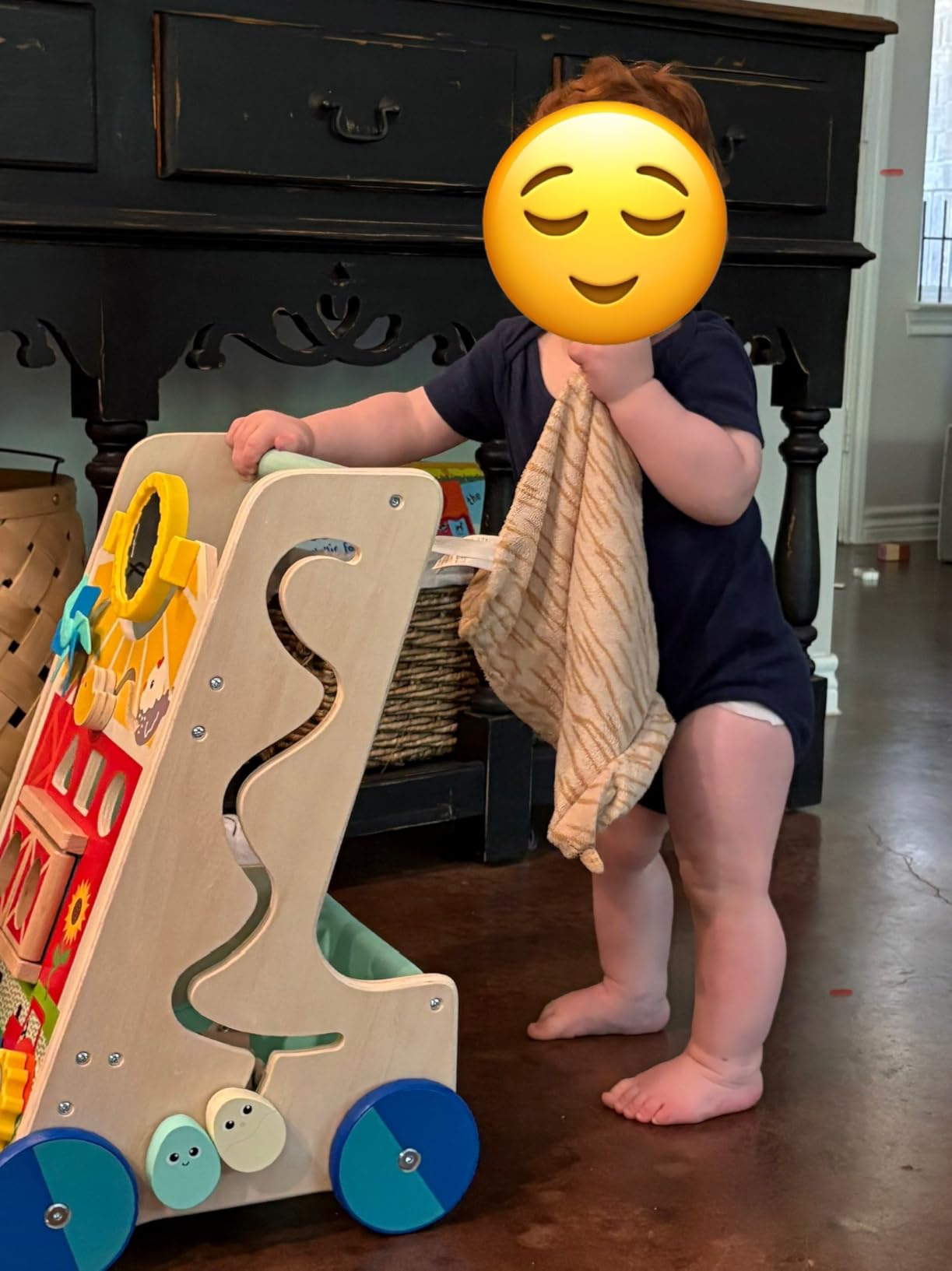 Angel Dear - Blue Bunny, Cuddle Twins Blankie Set - Customer Photo 2