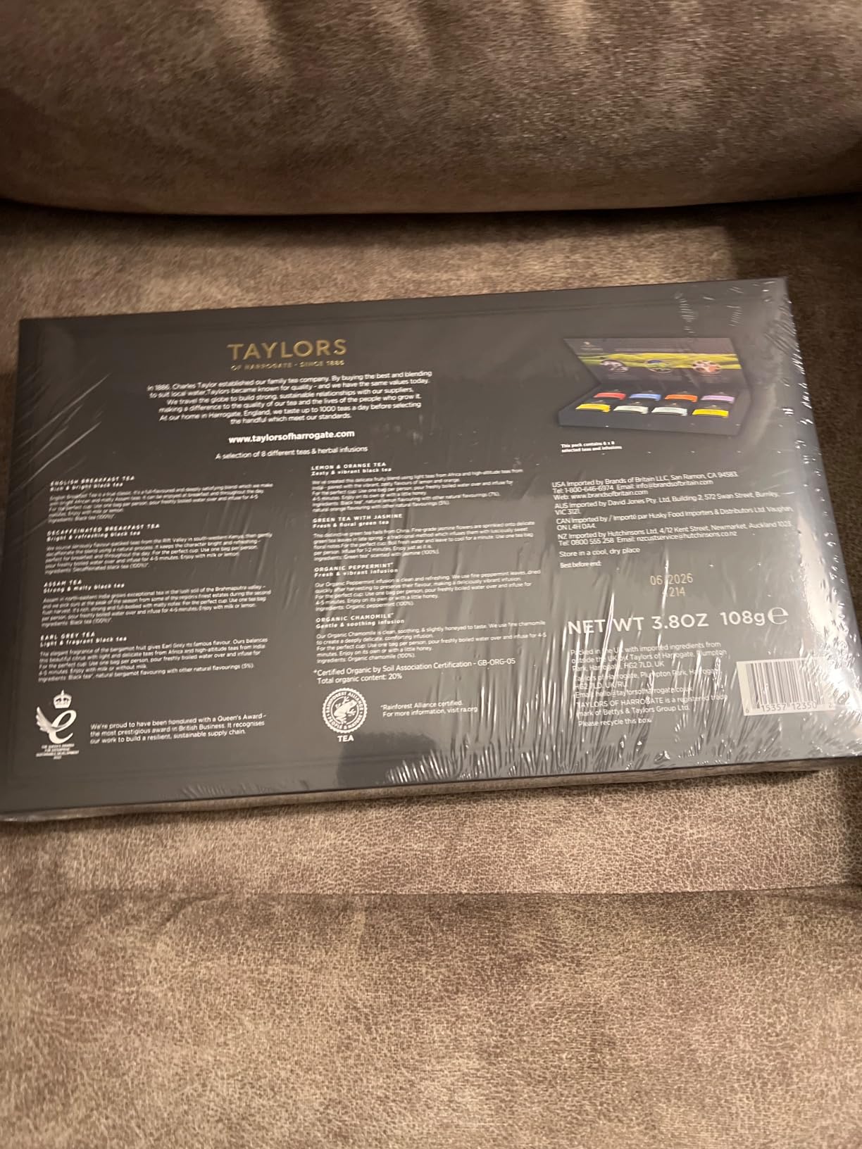 Taylors of Harrogate Assorted Specialty Teas Box, 48 count (Pack of 1) - Customer Photo 1