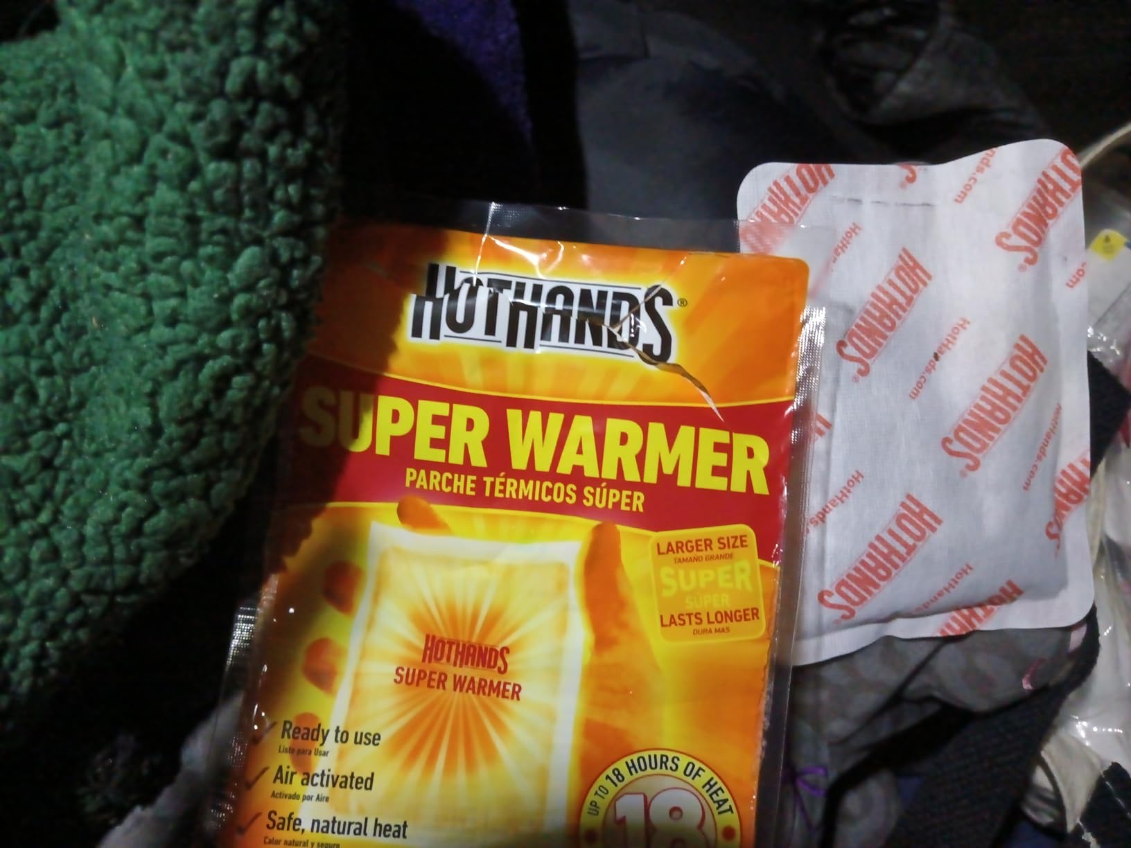 HotHands Body & Hand Super Warmers - Long Lasting Natural Odorless Air Activated Warmers - Up to 18 Hours of Heat - 3 Individual Warmers - Customer Photo 2