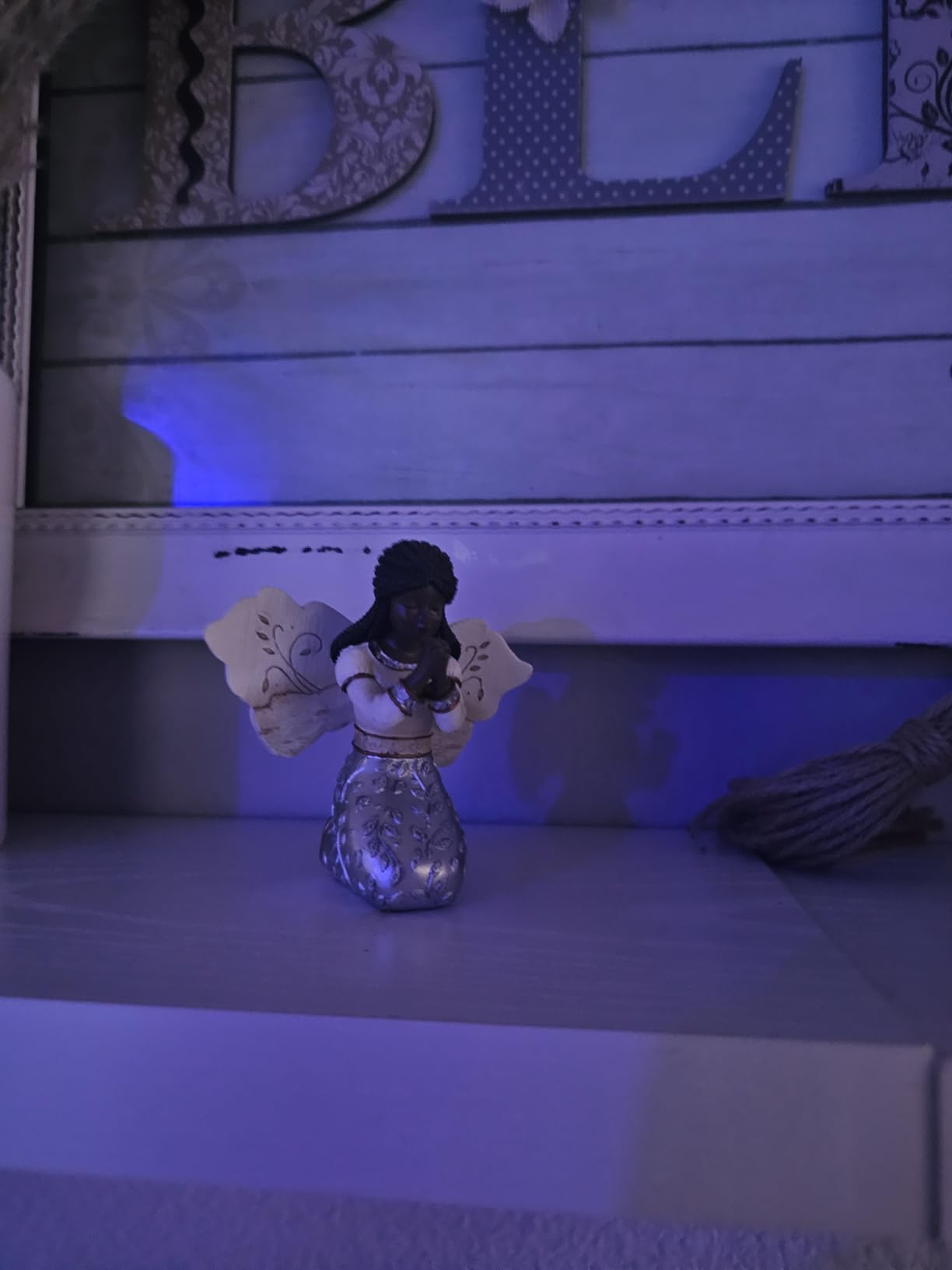 Pavilion - Elements Godmother Angel Figurine - 6-Inch, Holding Basket of Flowers, Godmother You are My Angel Here on Earth - Customer Photo 1