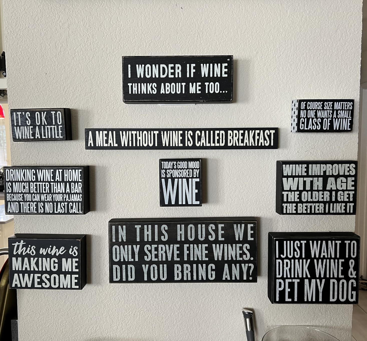 Primitives by Kathy Rustic Wooden Decor Sign - 'Dogs Welcome, People Tolerated' - Office/Farmhouse Decor, Dog Lovers Gift, 5