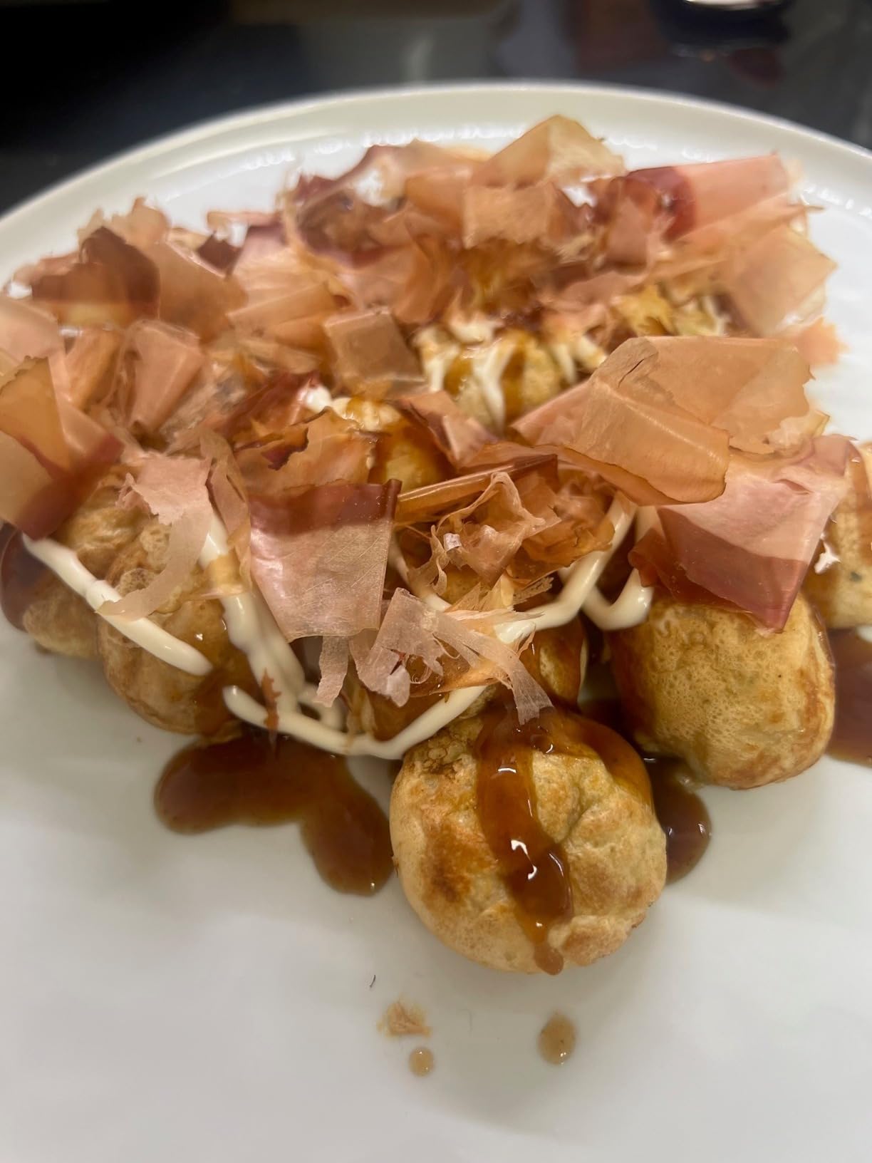 Otafuku Takoyaki Sauce from Japan - Delicious Original Japanese Flavor for Takoyaki Balls (10.6 Ounces) - Customer Photo 2