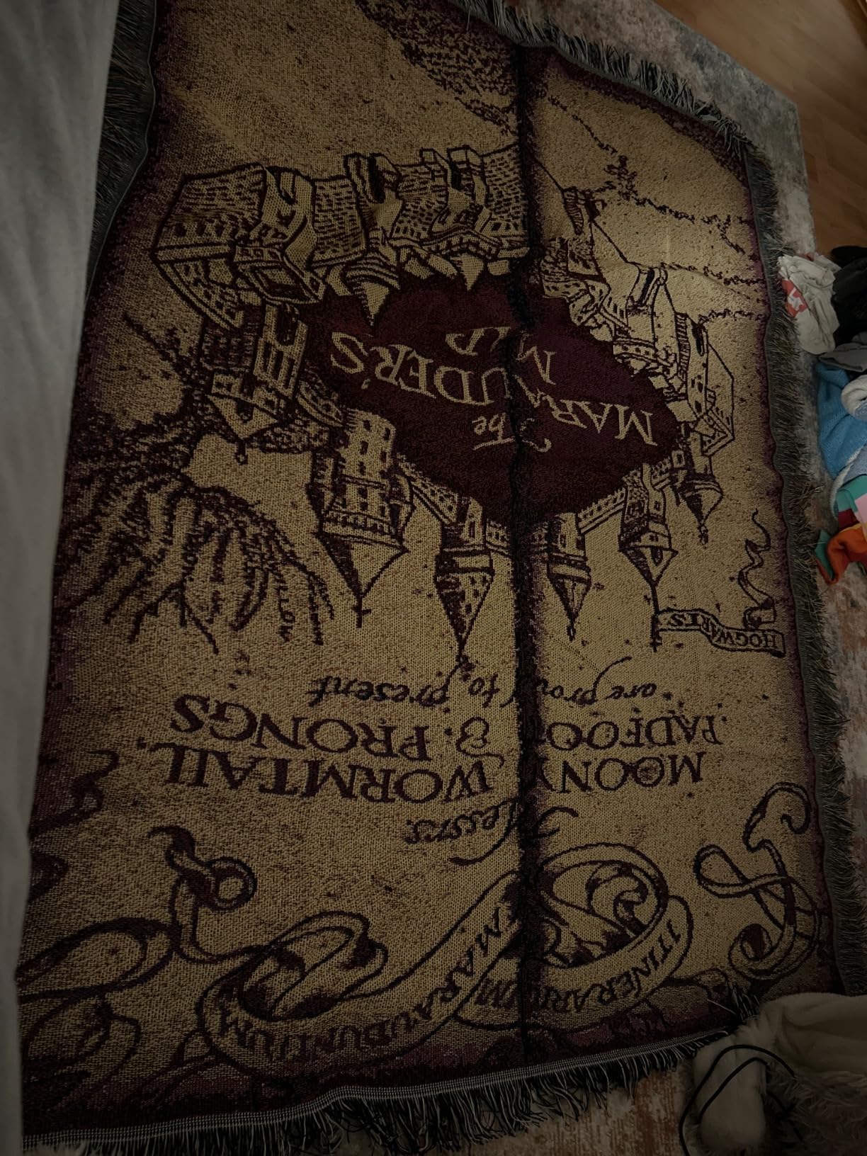 Northwest Harry Potter Woven Tapestry Throw Blanket, Designer Home Décor, Modern, Unique Gift, 48