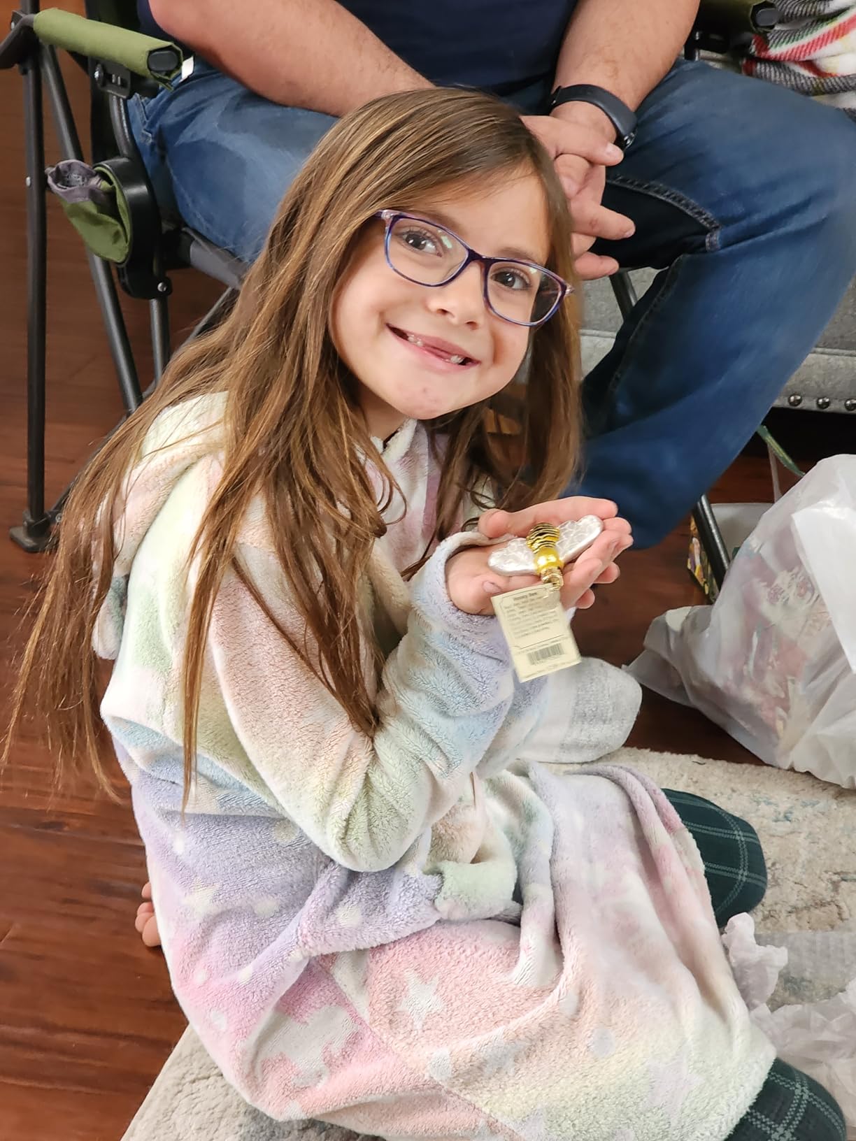 Old World Christmas Bee Skep Glass Blown Ornament for Christmas Tree, Handcrafted Holiday Decoration, Bee Collection - Customer Photo 1