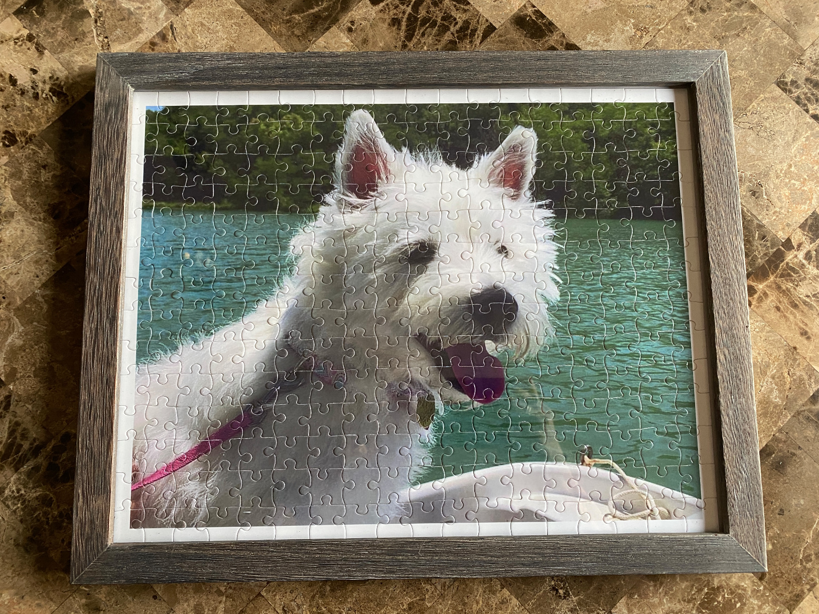 Puzzle Presto Peel & Stick Saver: The Original and Still the Best Way to Preserve Your Finished Puzzle! - 6 Adhesive Sheets and 2 Adhesive Hangers - Customer Photo 1