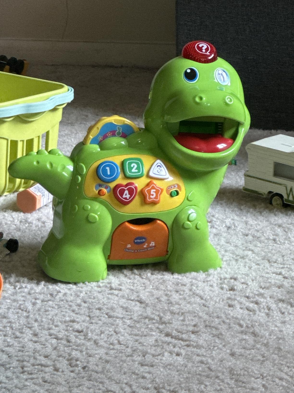 VTech Chomp and Count Dino, Green - Customer Photo 1