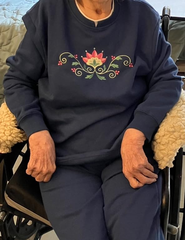 Pembrook Womens Sweat Suits Two-Piece - Ladies Sweatsuits Sets | Embroidered Fleece Sets for Women 2 Piece - Customer Photo 2